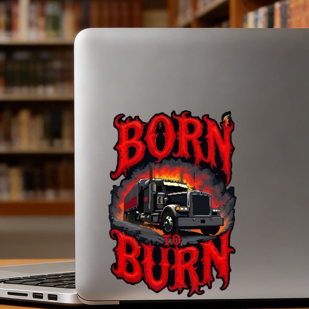 Car Truck Sticker Self-adhesive Personalized for Glass Car window Laptop