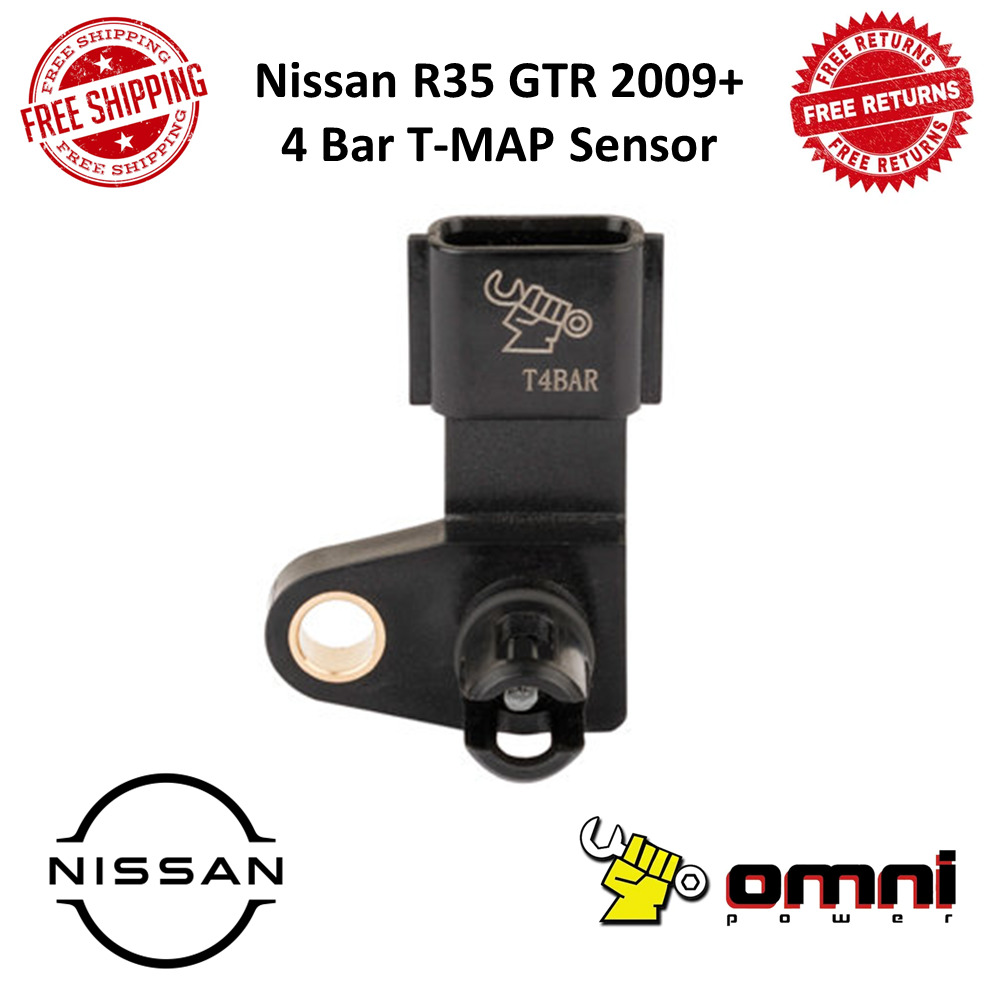 Omni Power #MAP-GTRT-4BR 4 Bar T-Map Sensor Fits 2009+ Nissan R35 GTR 1-43+ psi
