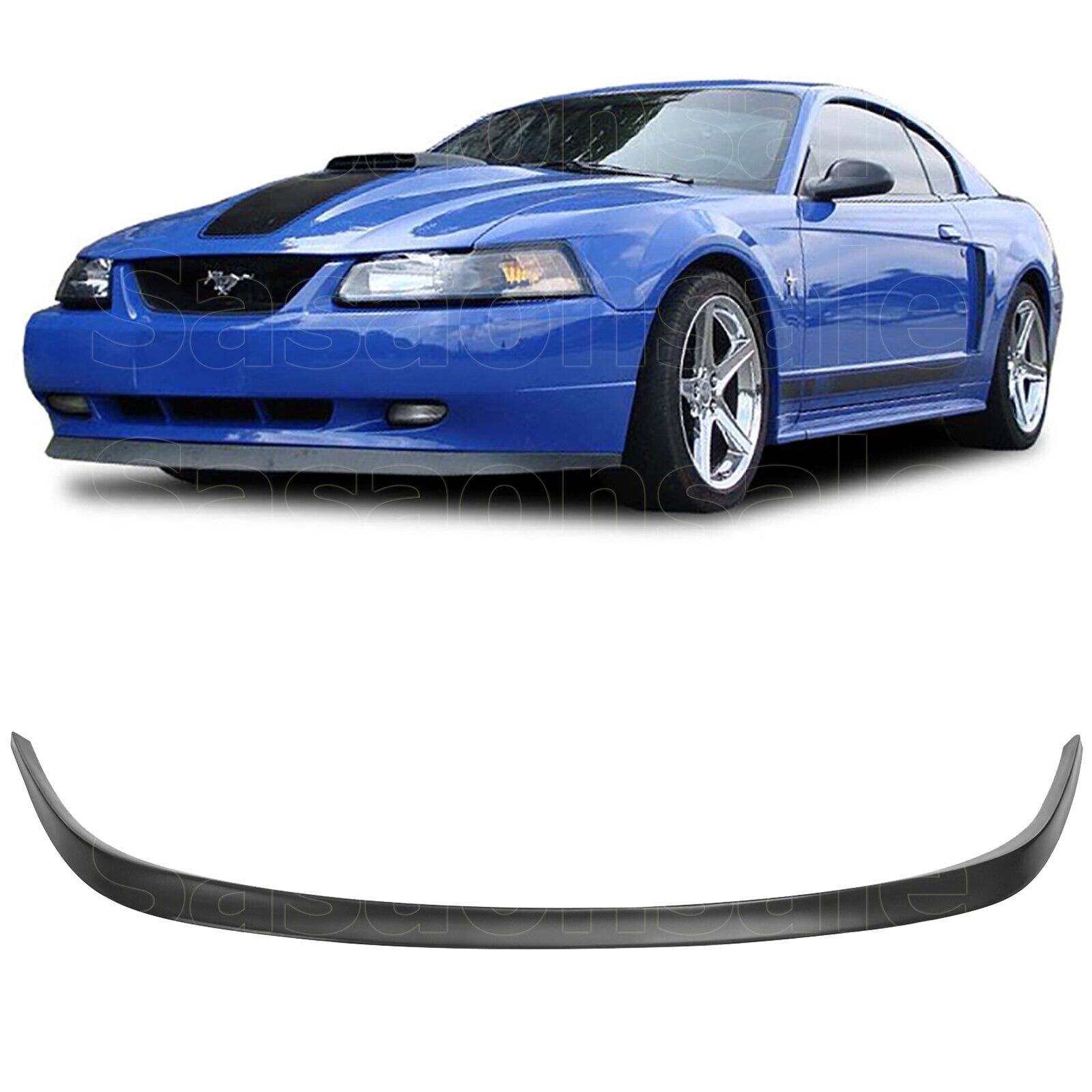 [SASA] Made for 1999-2004 Ford Mustang GT OE Mach 1 PU Front Bumper Lip Spoiler