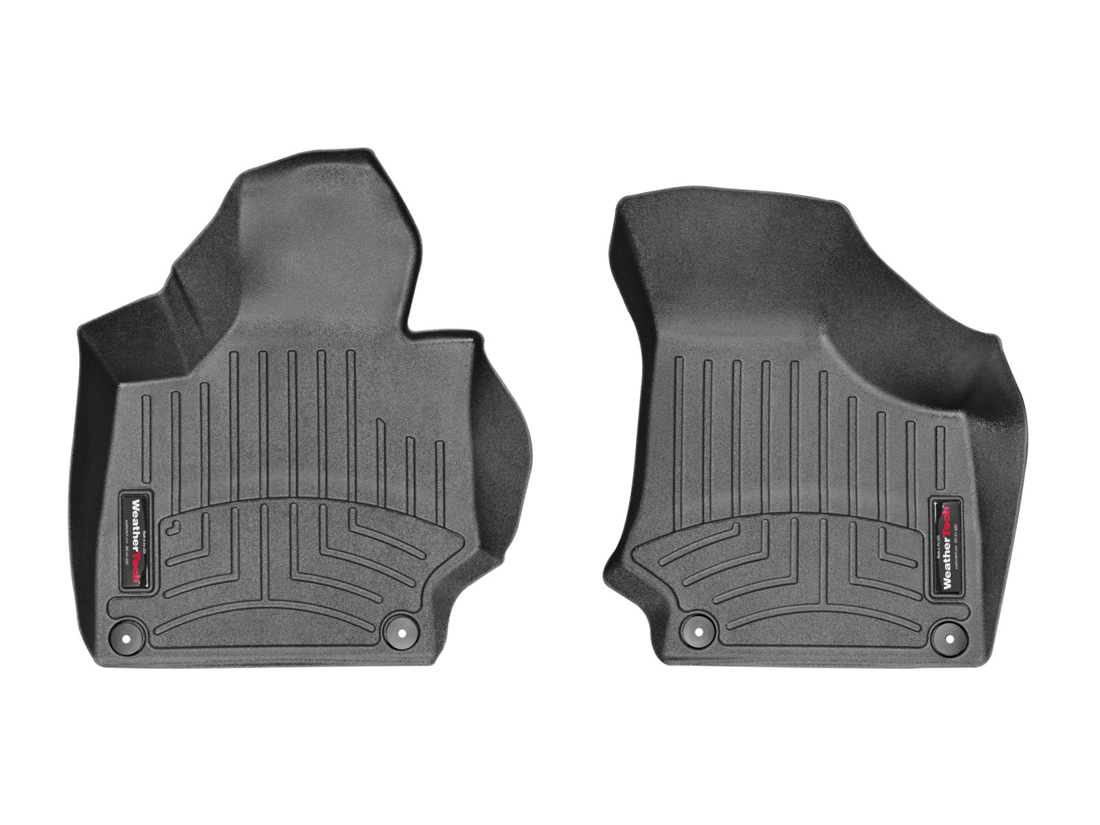 WeatherTech FloorLiner for 2008-2015 Audi TTS - 1st Row, Black