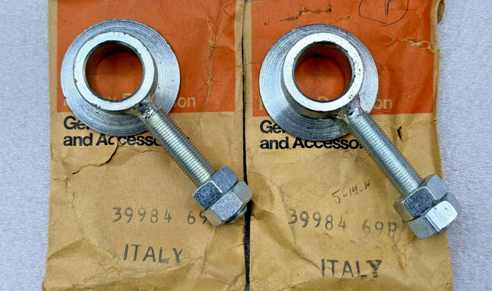 HARLEY AERMACCHI NOS PAIR OF 39984-69P CHAIN ADJUSTERS 70-72 SS SPRINT SX SPRINT
