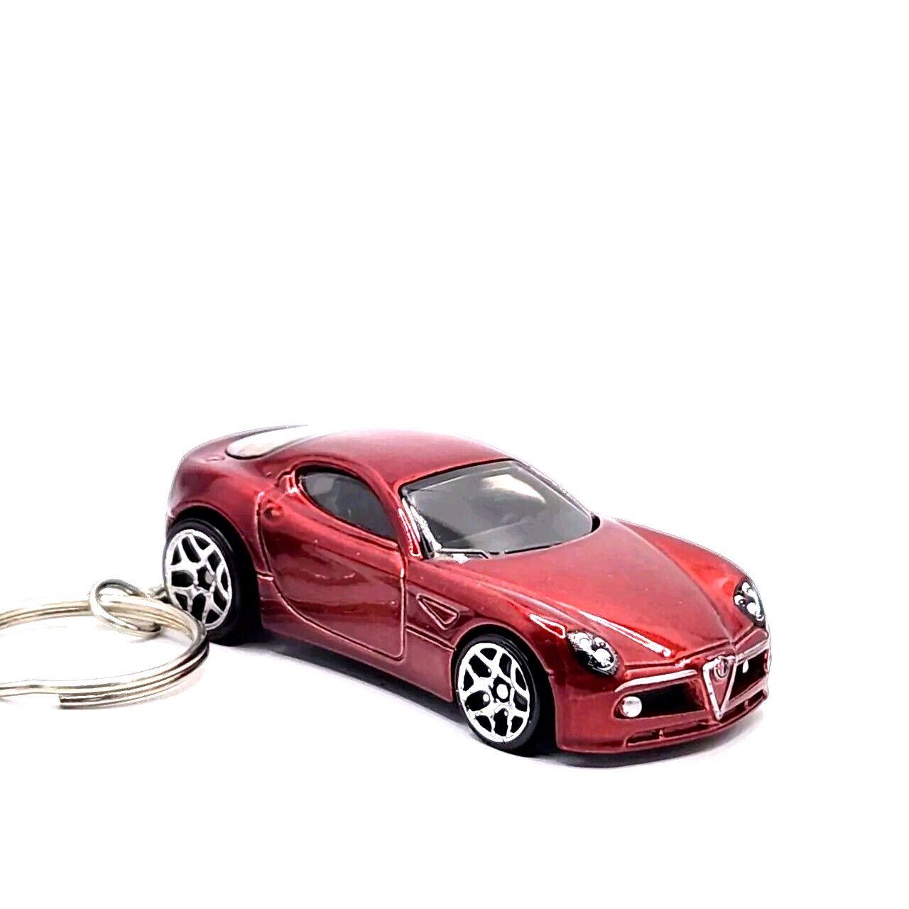 Hot Wheels 2007-2009 Alfa Romeo 8C Competizione 🎁 GREAT Gift Keychain 🎁 Hot Wheels 2007-2009 Alfa Romeo 8C Competizione 🎁 GREAT Gift Keychain 🎁