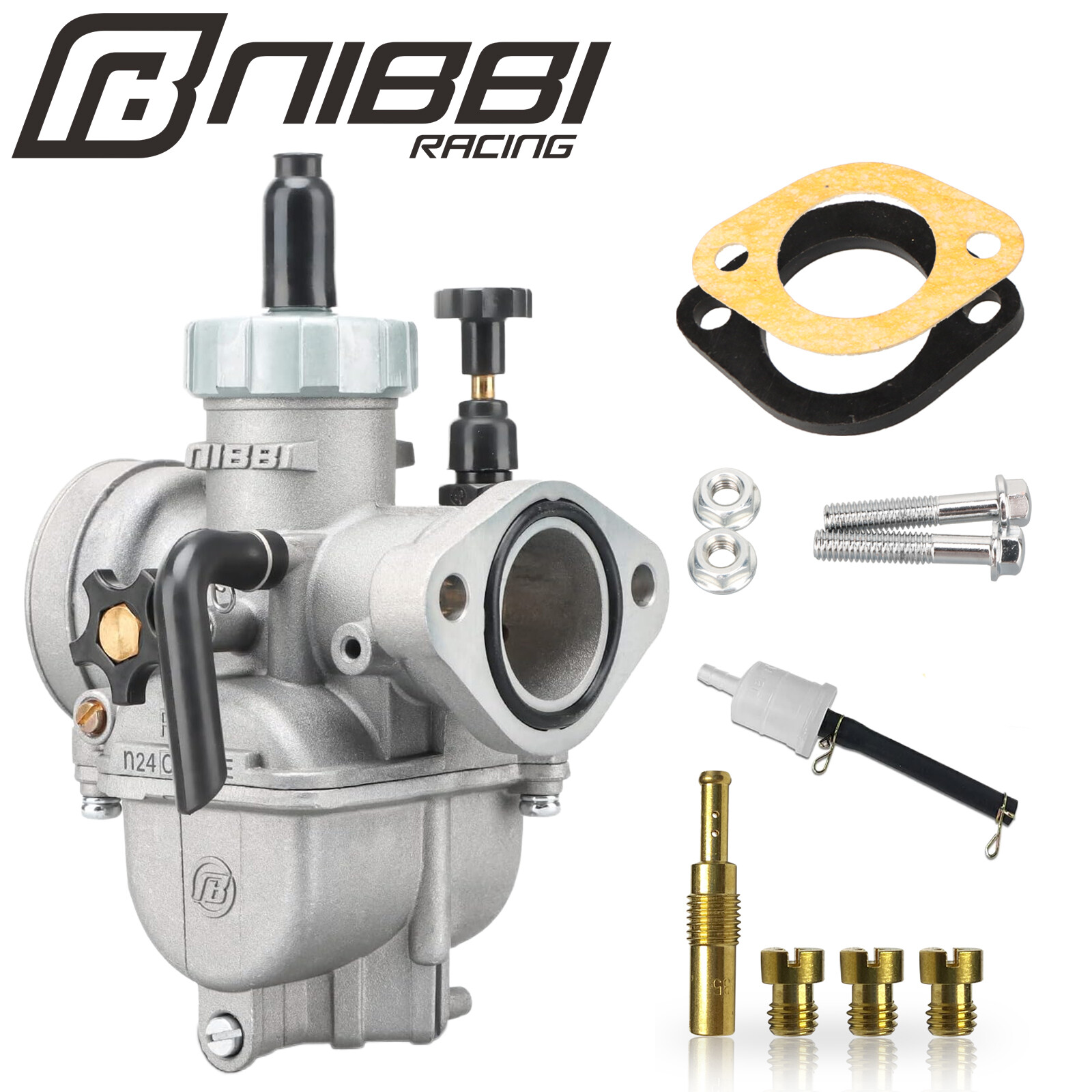 NIBBI PE24mm Carburetor For CRF100F CRF150F XL125 XL175 XR100 Dirt Pit Bike ATV