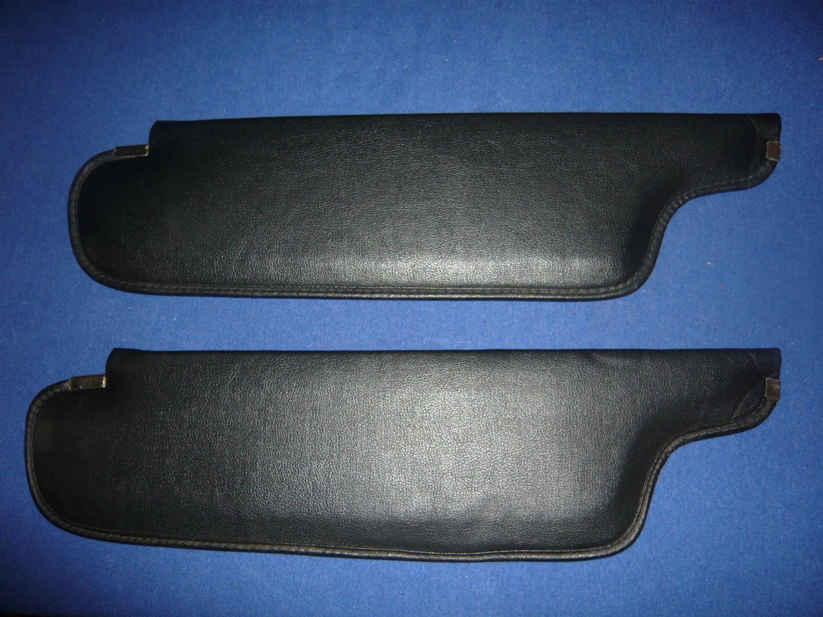 1970-1971 OEM Challenger Barracuda Cuda E-Body Black Sun Visors USED Originals 1970-1971 OEM Challenger Barracuda Cuda E-Body Black Sun Visors USED Originals