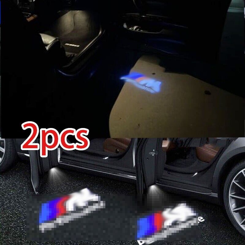 2x Car Door Projection  Welcome Light IM  Fits For  E60 E63 E90 E92 X1