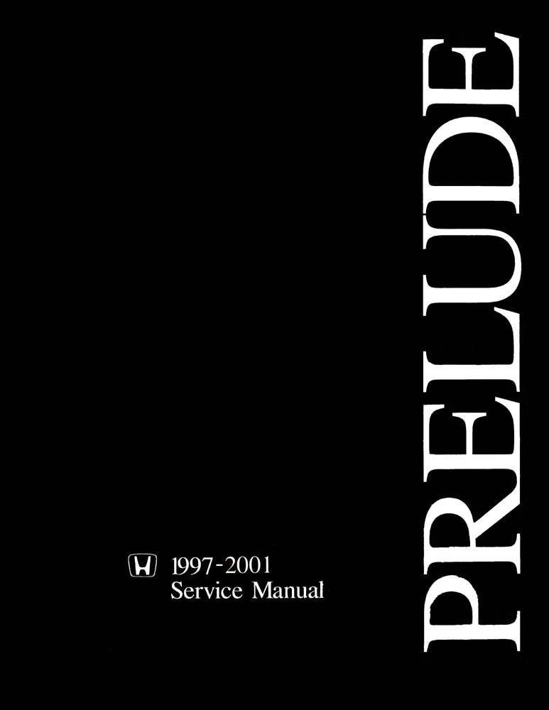 1997-2001 Honda Prelude Factory Shop Service Manual