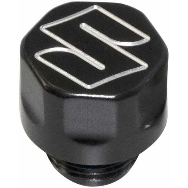 Black Oil Fill Filler Cap 1986 - 2025 Suzuki Motorcycles CNC Billet Aluminum USA