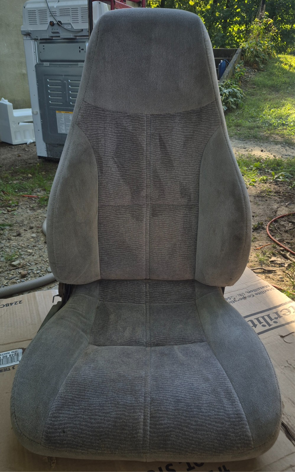 1993-1997 Chevrolet Camaro Passenger Side Seat Grey Vinyl Genuine Chevrolet OEM