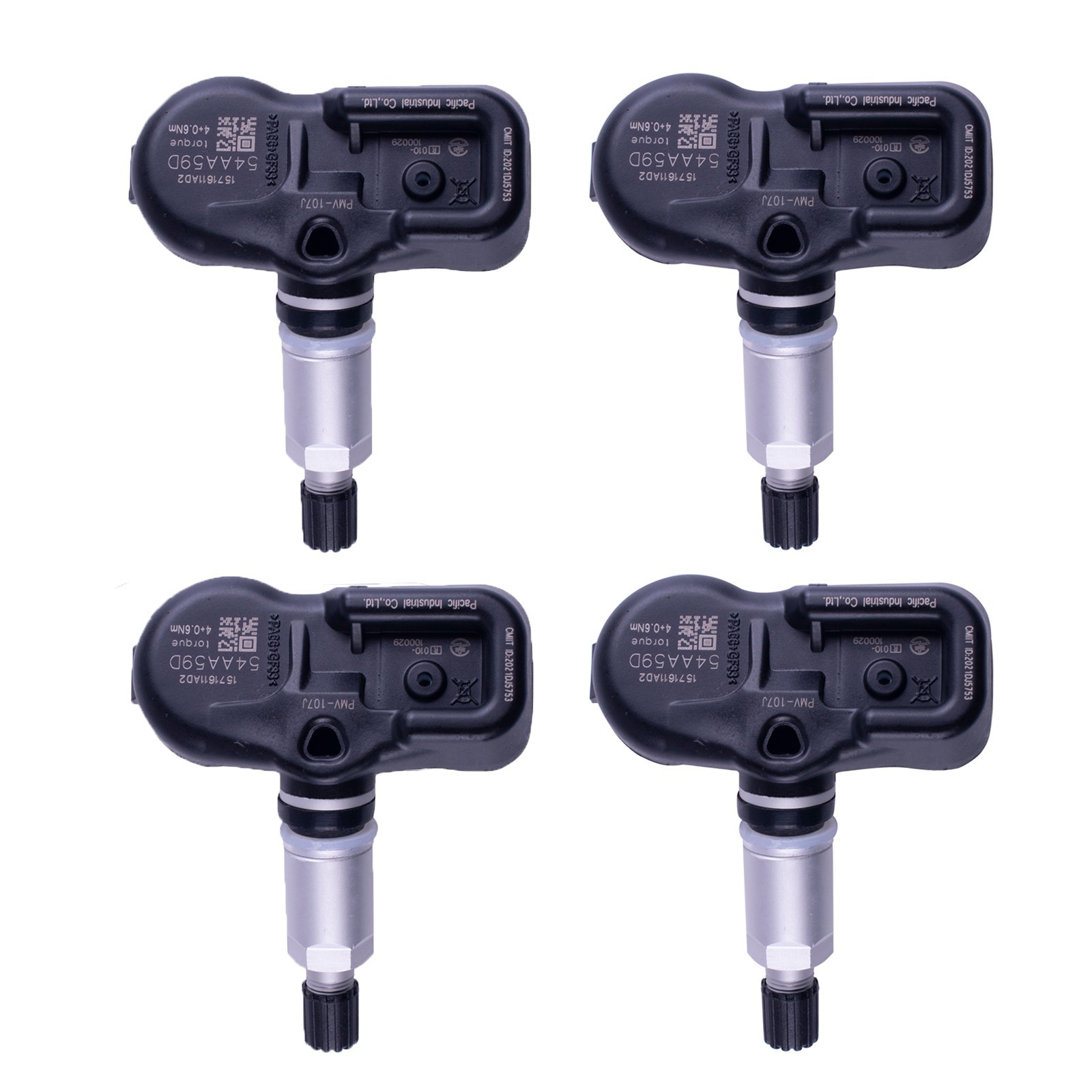 4PCS 315MHz TPMS Sensors For Toyota Lexus PMV-107J 42607-33021 Pre-Programmed