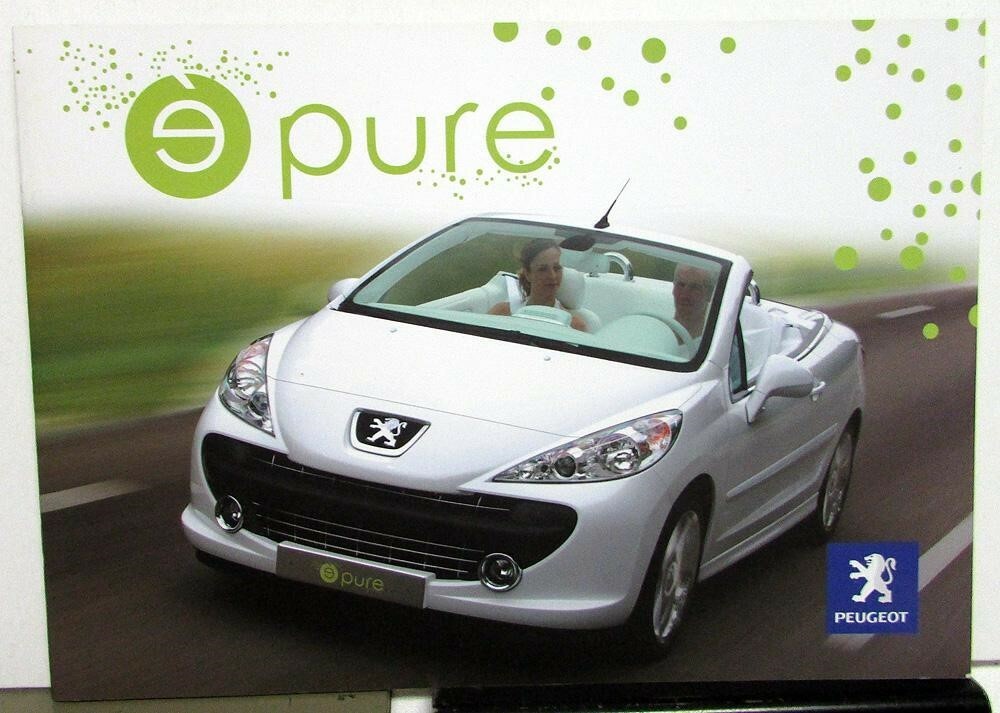 2007 Peugeot Pure 207 Concept Car Brochure Fuel Cell E Car Features Specs 2007 Peugeot Pure 207 Concept Car Brochure Fuel Cell E Car Features Specs