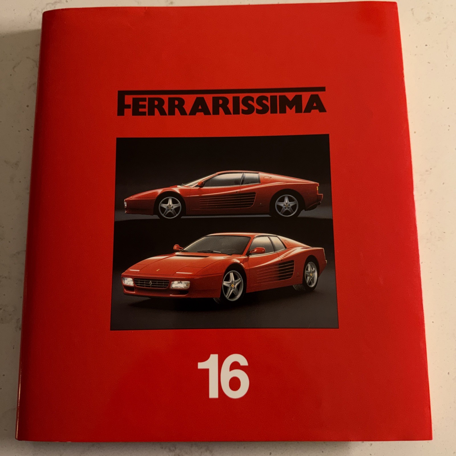 Ferrarissima 16 Ferrari 512 TR Book Complete W/ Original Pininfarina Blue Print 