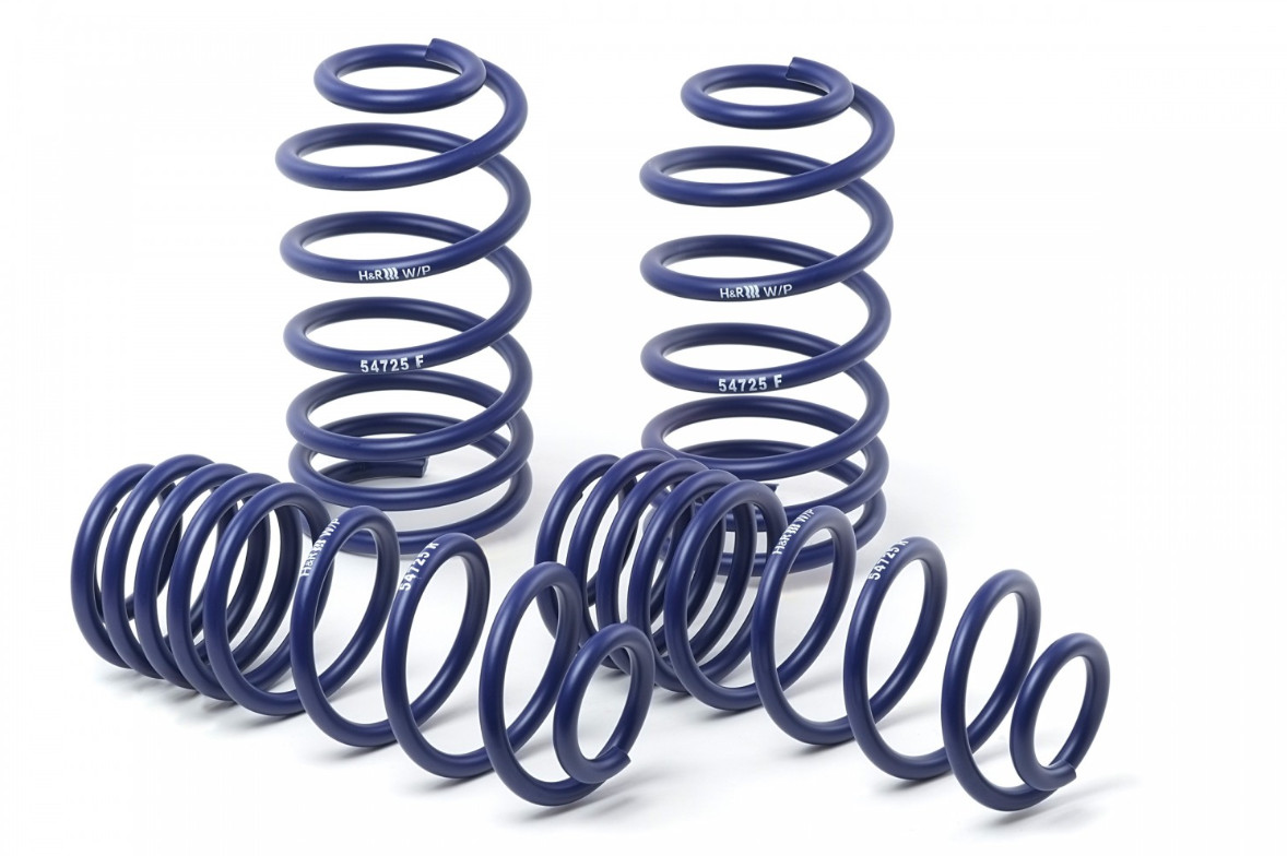 H&R Front and Rear Lowering Sport Springs For 2019 - 2025 Volkswagen Jetta GLI