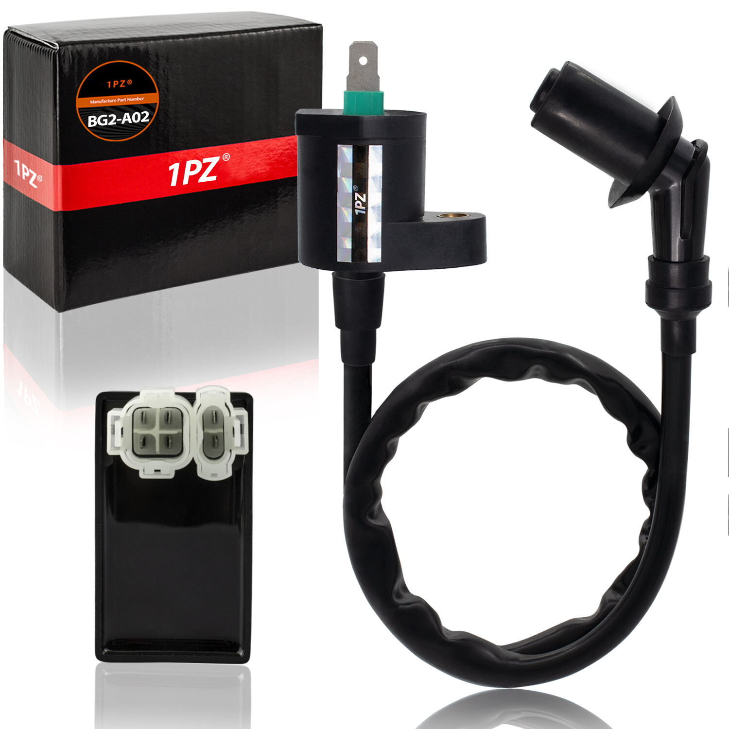 Ignition Coil CDI Box For GY6 125cc - 150cc 4-stroke QMJ/QMI157 Go-Karts Mopeds Ignition Coil CDI Box For GY6 125cc - 150cc 4-stroke QMJ/QMI157 Go-Karts Mopeds