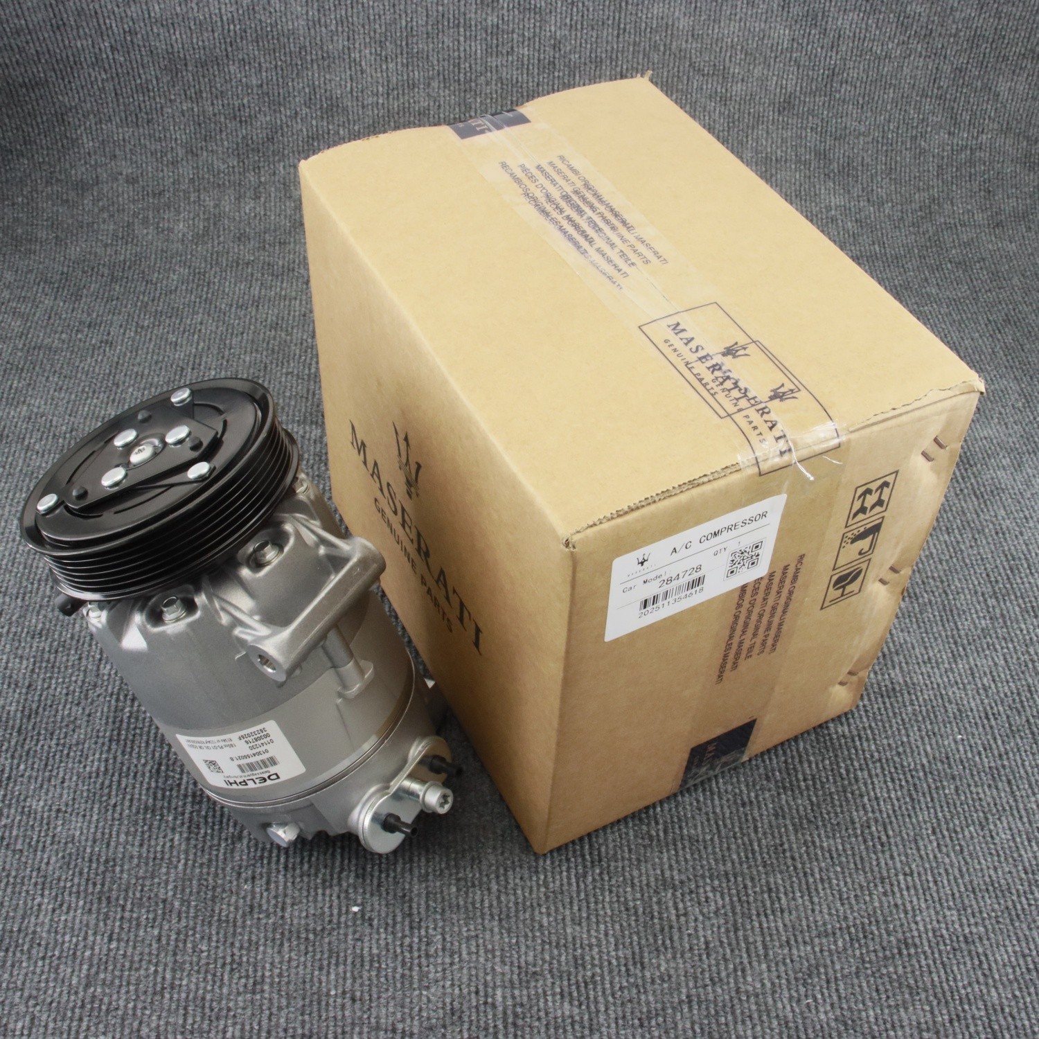 AC Compressor Pump For Ferrari F430 Maserati Quattroporte Gran Turismo 4.2L 4.7L