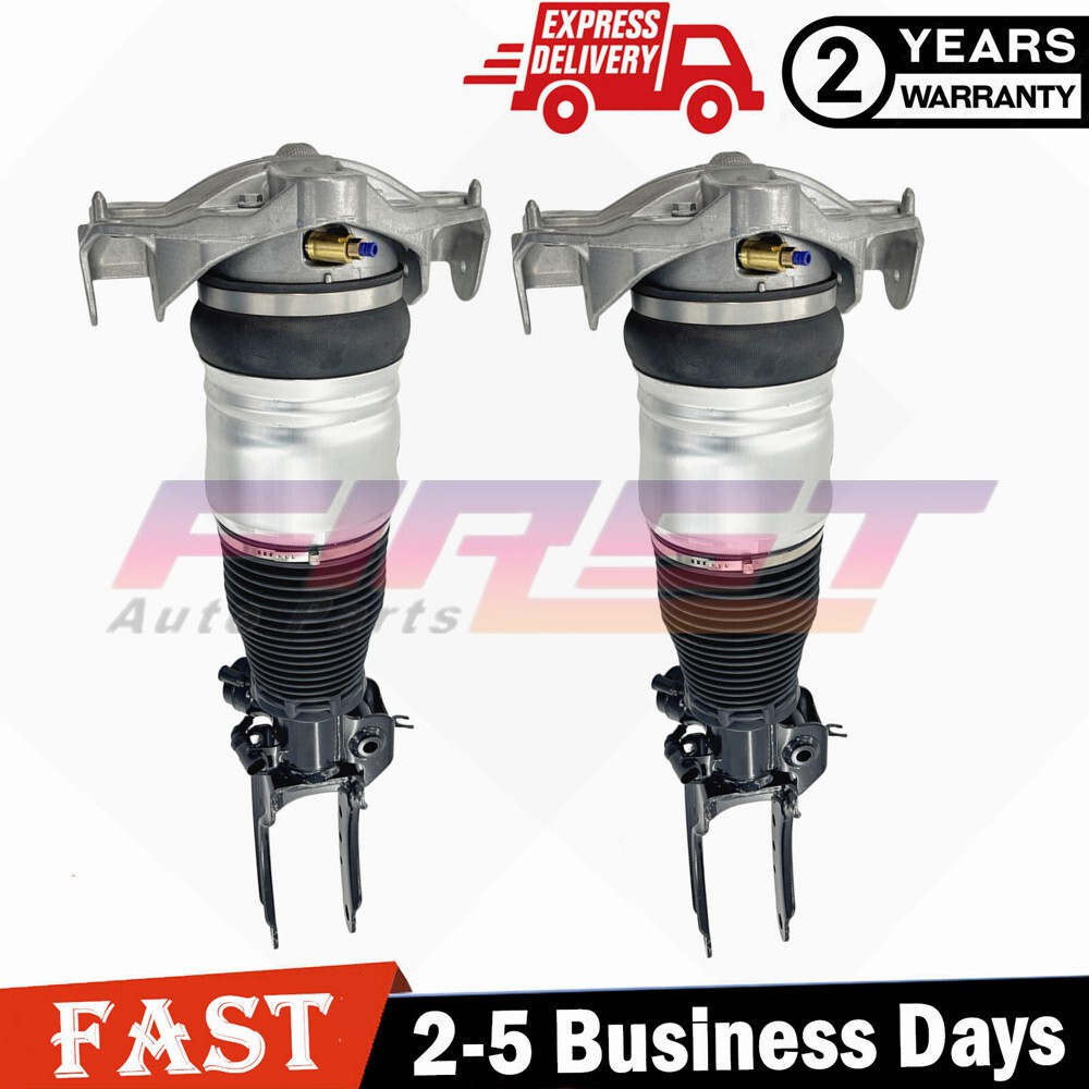 Pair Front LH+RH Air Suspension Shock Struts Fit Audi Q7 2007-2015 7L8 616 039 D