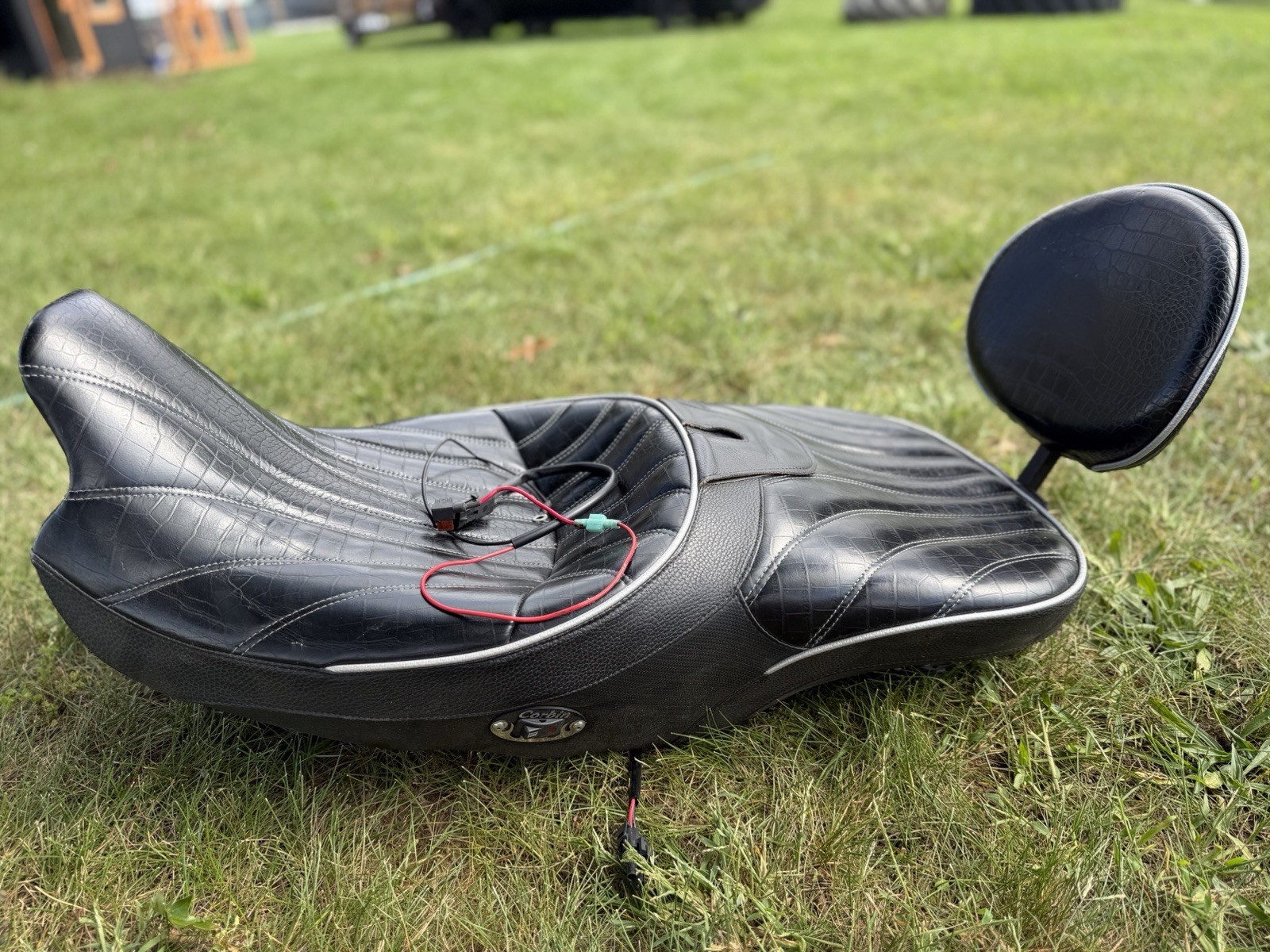 CORBIN Heated Dual Tour Saddle Fitment: 2009-2022 Harley-Davidson Touring Models