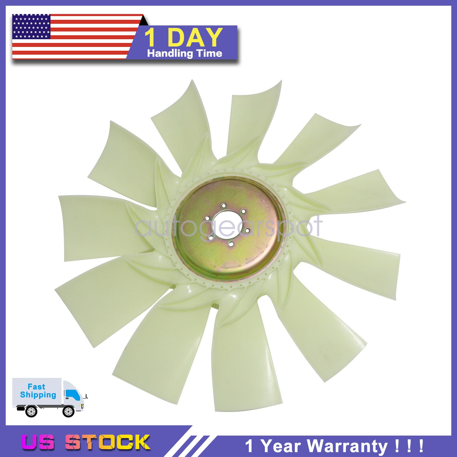New Engine Cooling Fan Blade for Car & Truck Parts 11 CW Blade 47354400314 Front