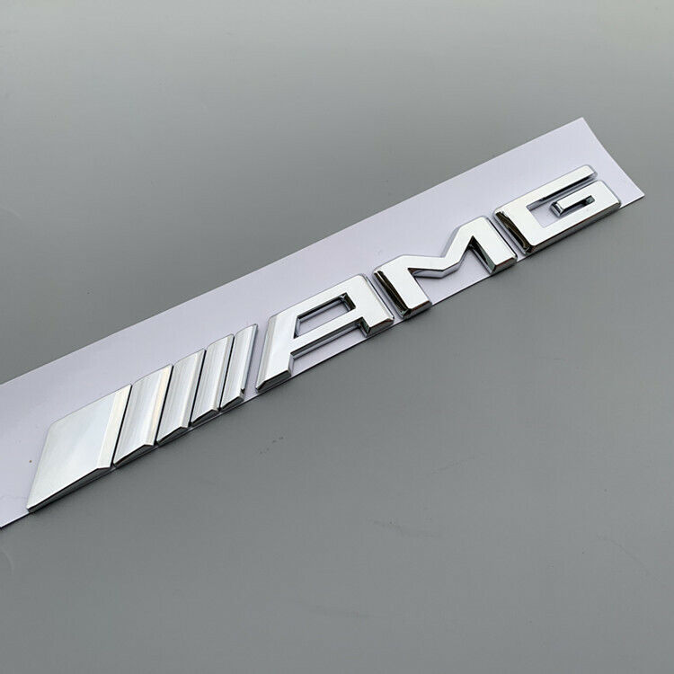 Hot new Amg Emblem Chrome Rear Trunk Letter Logo Oem 3D Badge for Mercedes 2017+