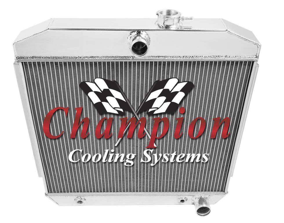 SR Champion 3 Row All Aluminum Radiator for 1955 - 1957 Chevrolet Cars V8 Engine