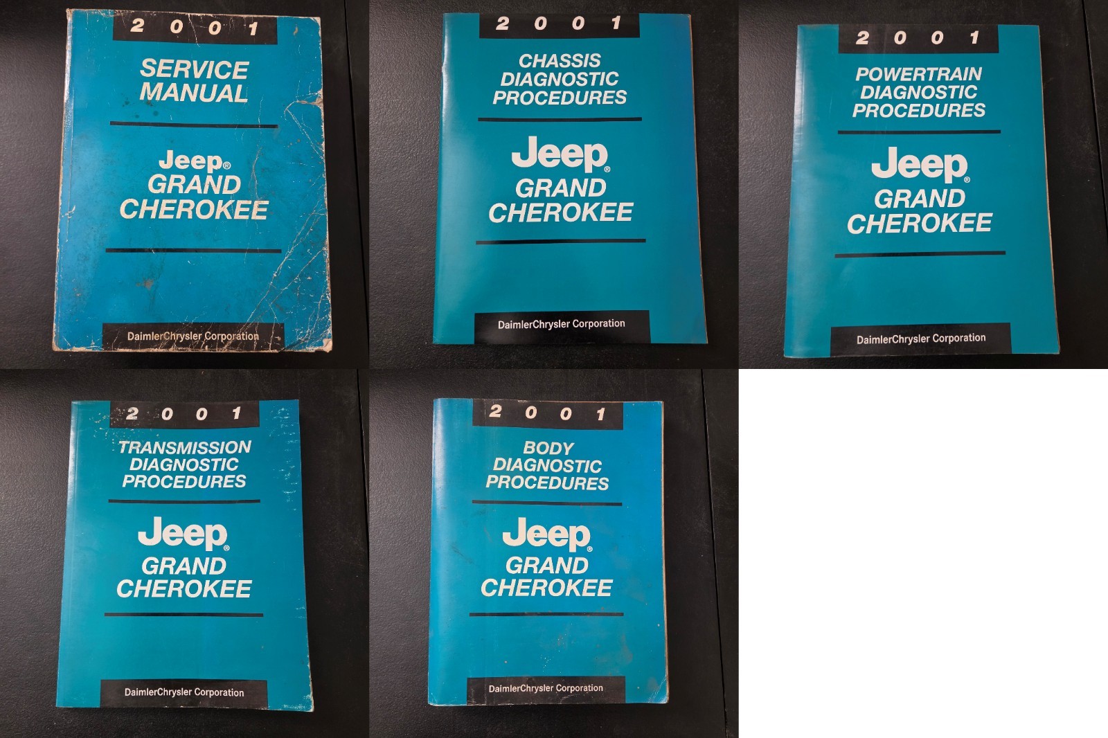 2001 Jeep Grand Cherokee OEM Factory Service Manual Diagnostic Procedures Lot