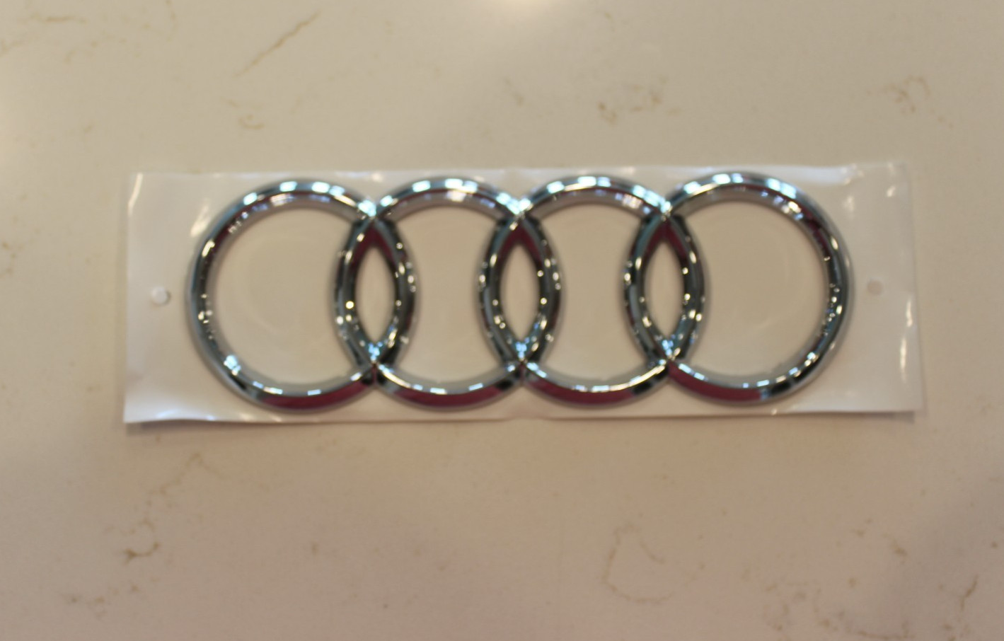 Audi Rear Trunk Rings Emblem Replacement Badge Ornament 180x58mm A1 A3 A4 A5 A6