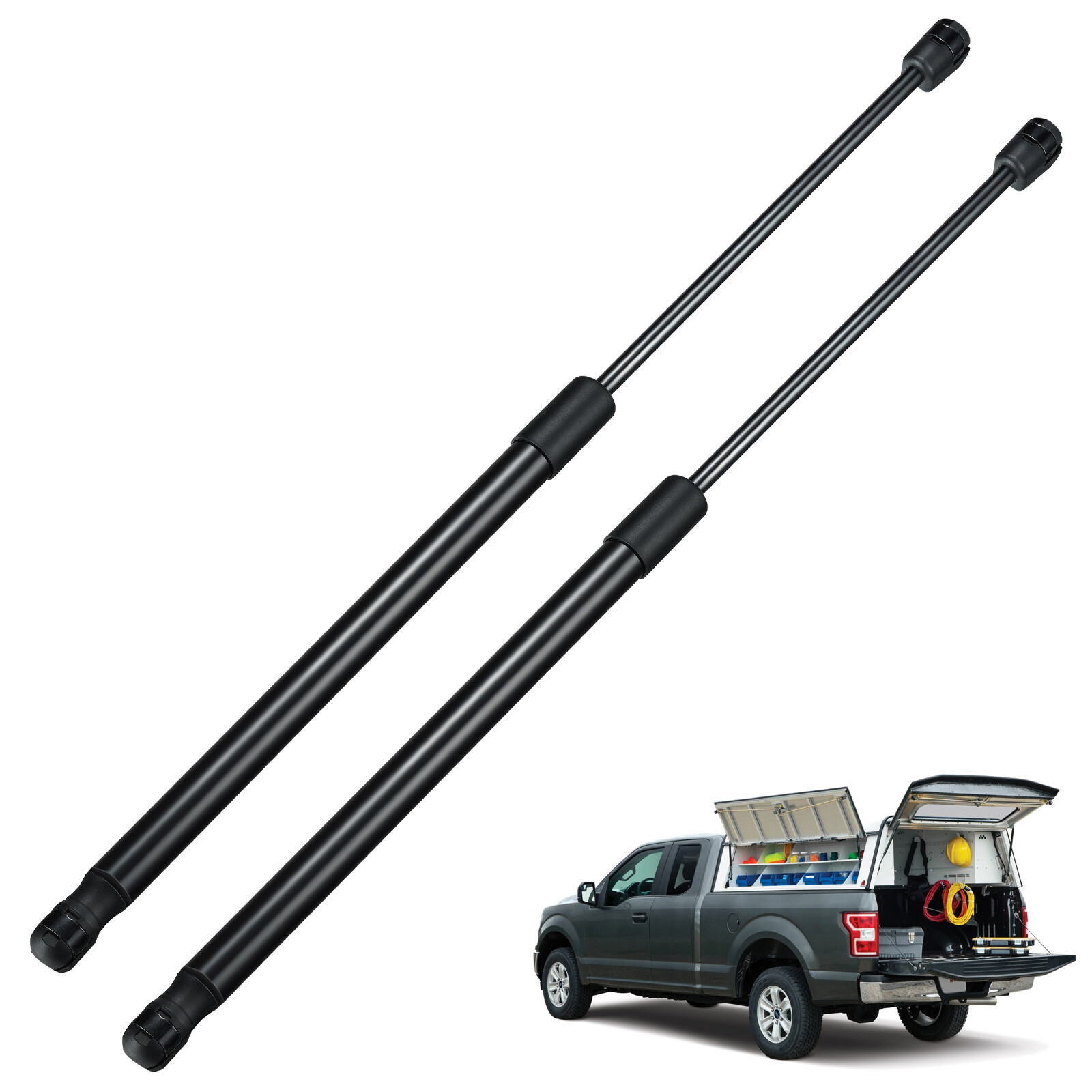2pcs C1608055 20 inch 120lbs/534N Gas Struts Shock for Truck Tonneau Cover 