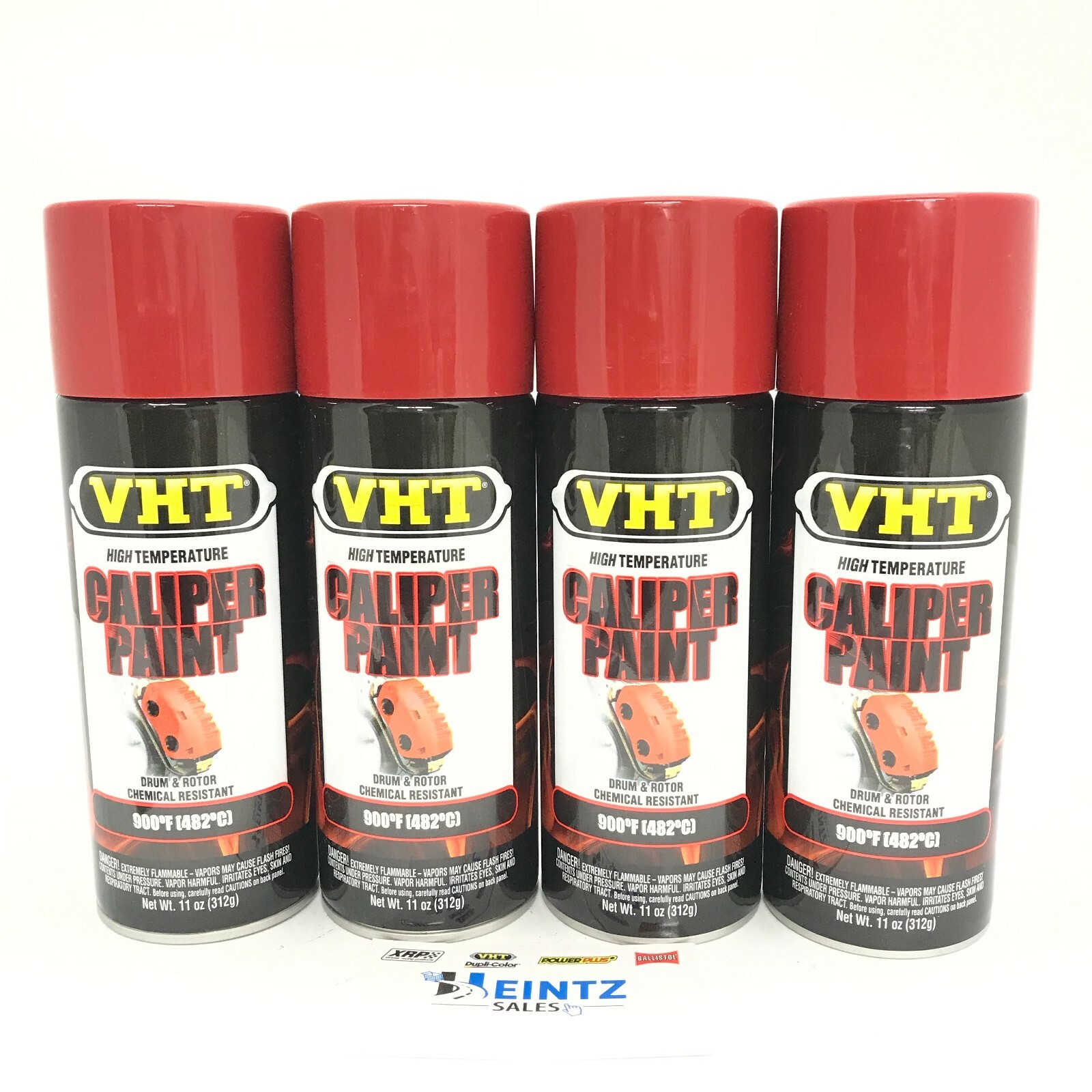 VHT SP731-4 PACK REAL RED Brake Caliper Paint  High Heat - 11 oz Aerosol