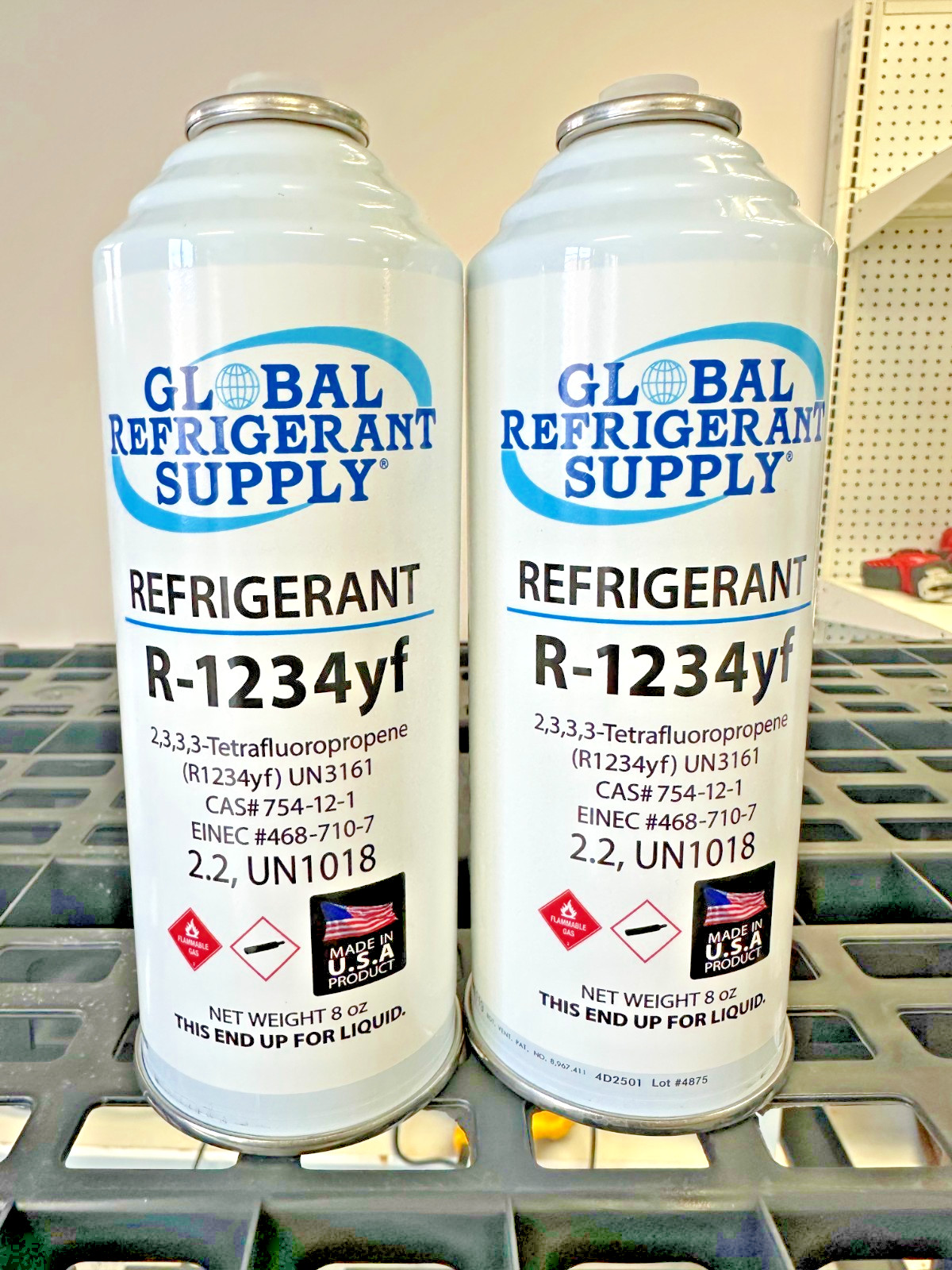 R1234yf Refrigerant Automotive Air Conditioning 2 Can Recharge Kit