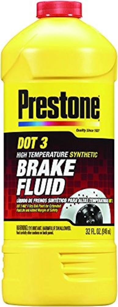 32 oz DOT 3 Brake Fluid - Superior Boiling Point for Extreme Conditions