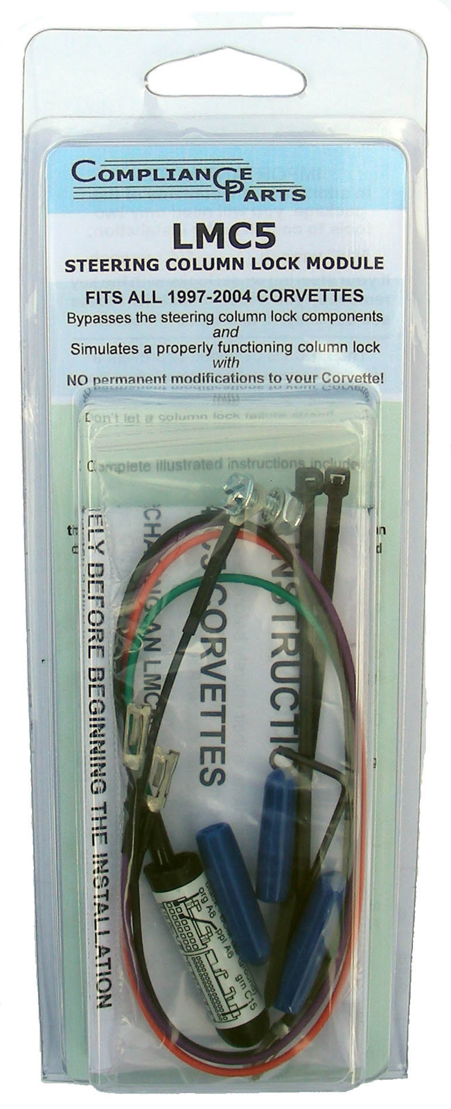 LMC5 MODULE - 97-04 C5 CORVETTE STEERING COLUMN LOCK BYPASS/FIX/REPAIR