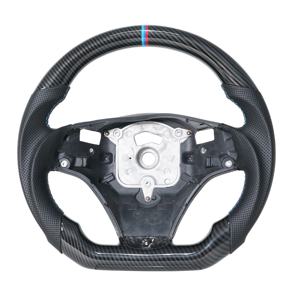 Hydro Dip Carbon Fiber Steering Wheel For BMW E90 E92 E93 325i 328i 335i SSG