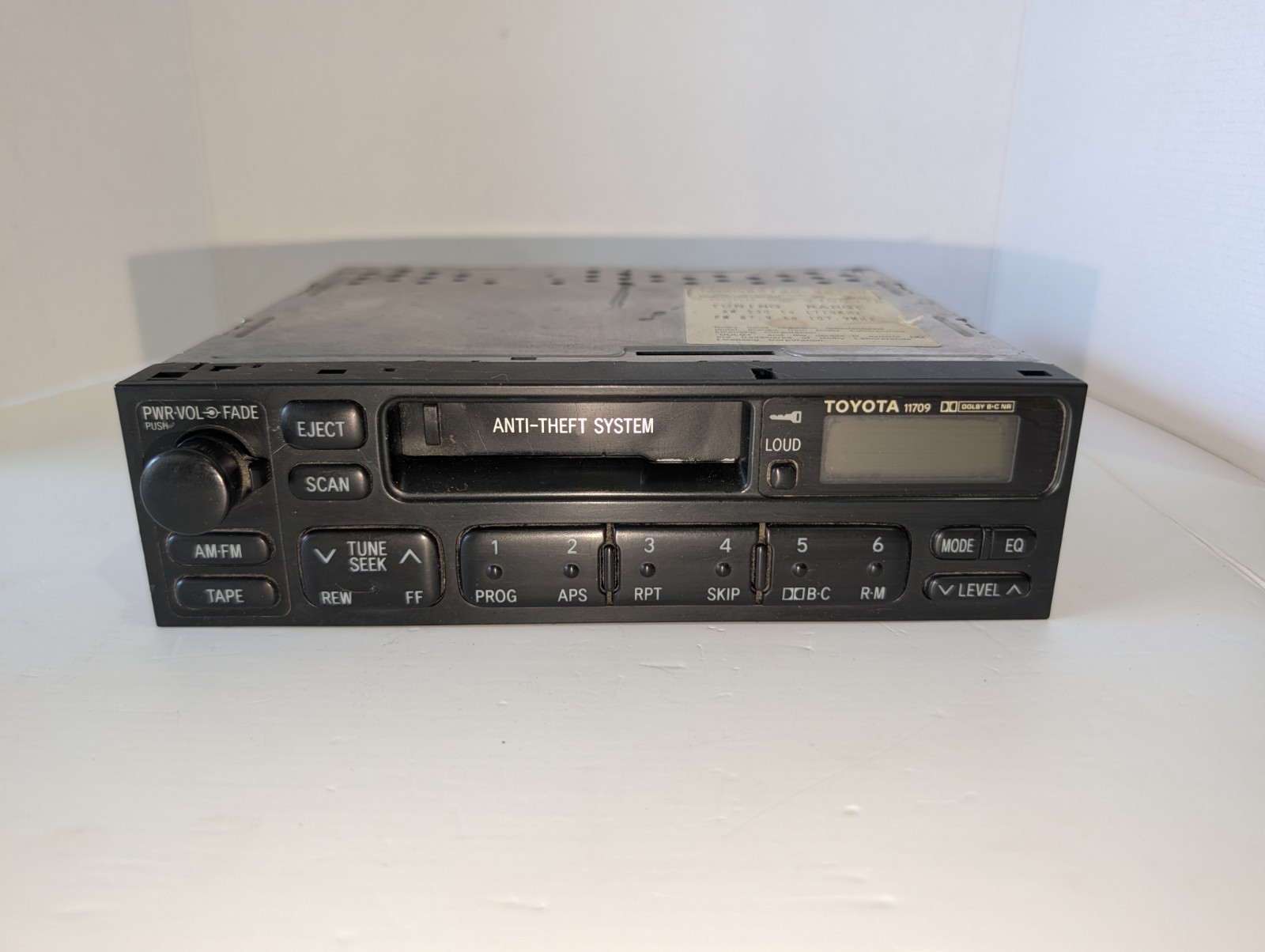 1991 1992 1993 1994 TOYOTA PREVIA RADIO STEREO 11709 2-DIN WITH ACS 86120-28130