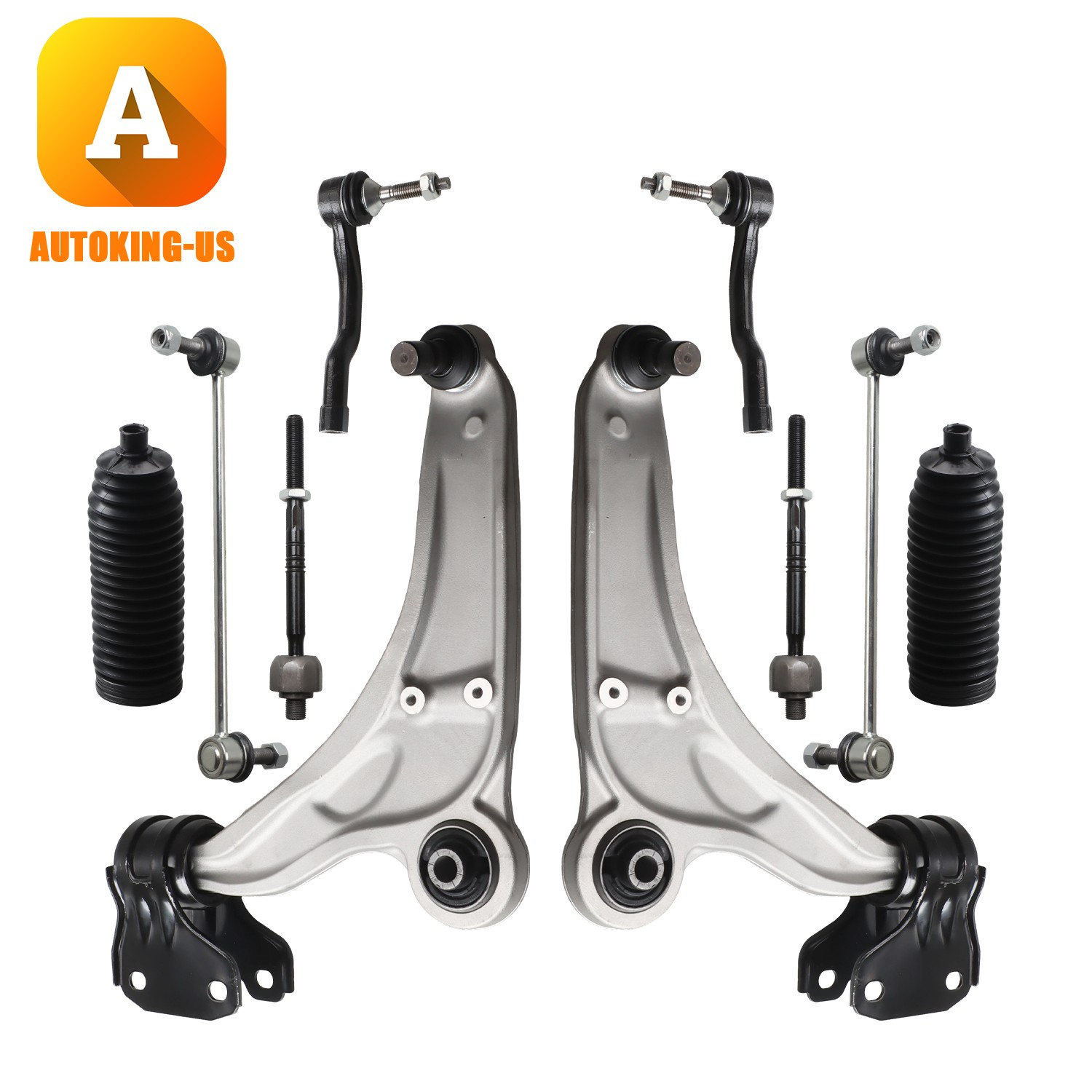 Front Lower Control Arms Suspension Kit for 2016-2021 Ford Edge Lincoln MKX