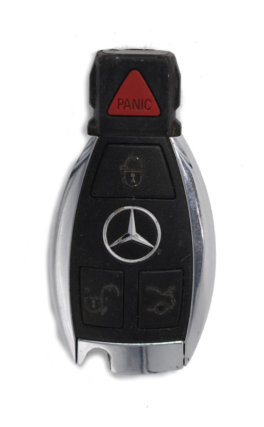OEM Mercedes Triangle Smart Key Fob w/ 4 Buttons