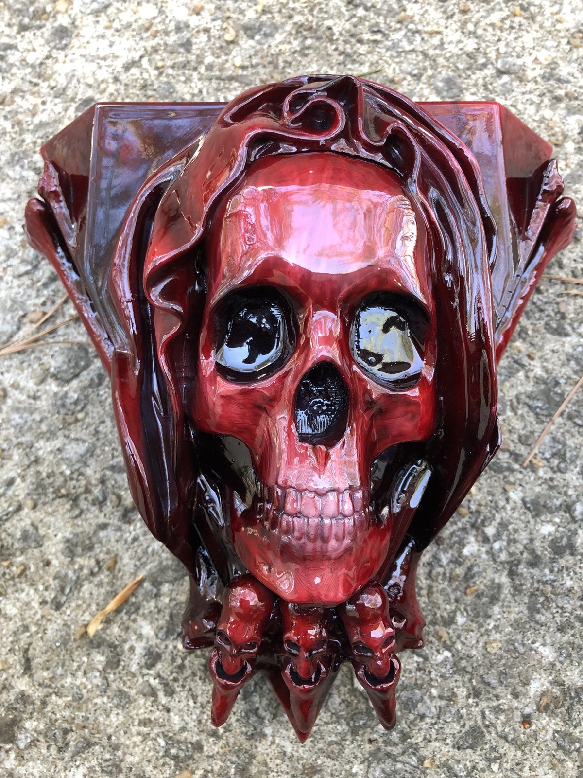 Custom Order: Santa Muerte Victory Custom Cheese Wedges Candy Red Custom Order: Santa Muerte Victory Custom Cheese Wedges Candy Red