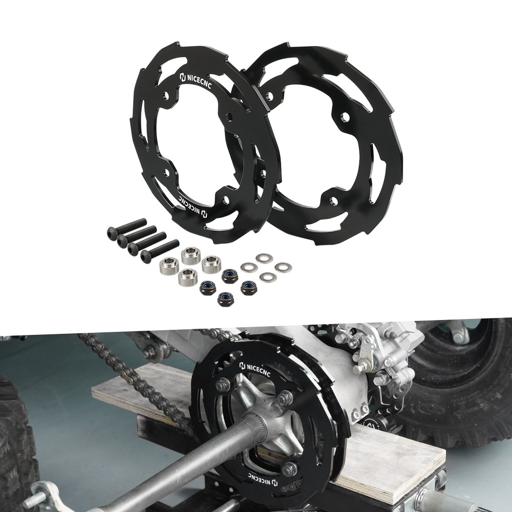 For Yamaha YFZ450R ATV Rear Dual Sprocket Guard Chain Cover Protection 2009-2025 For Yamaha YFZ450R ATV Rear Dual Sprocket Guard Chain Cover Protection 2009-2025