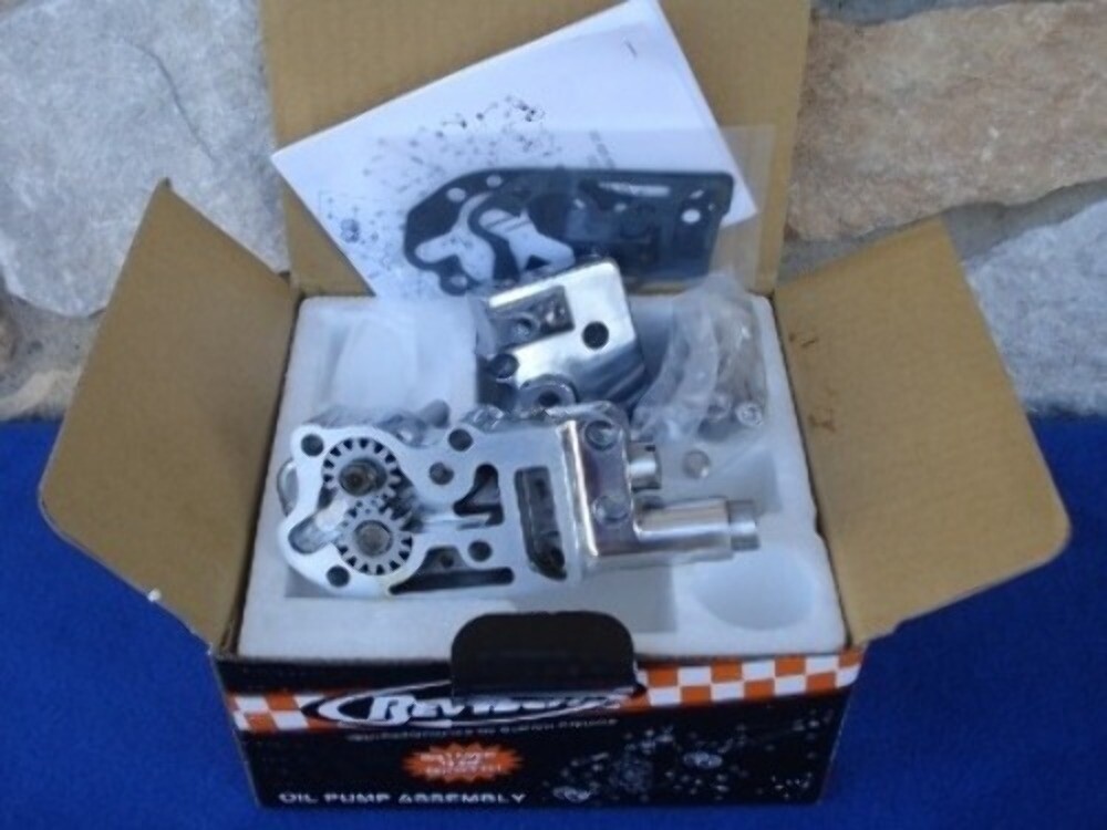 REVTECH POLISHED OIL PUMP FOR HARLEY SHOVELHEAD EVO MOTOR 1973-91 REVTECH POLISHED OIL PUMP FOR HARLEY SHOVELHEAD EVO MOTOR 1973-91