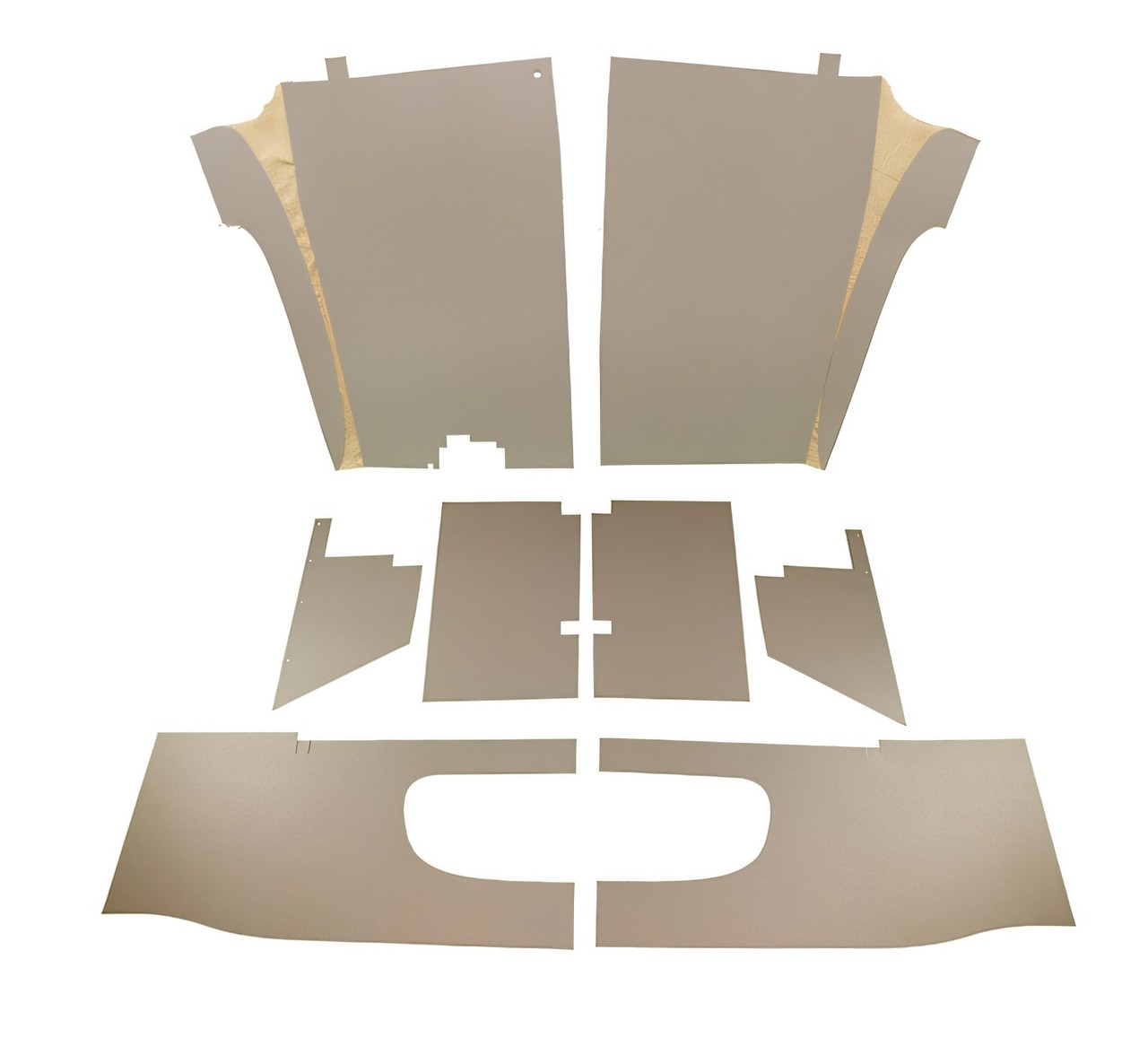 Interior Side Panels for 1934-36 International Series C Truck Pearl Beige