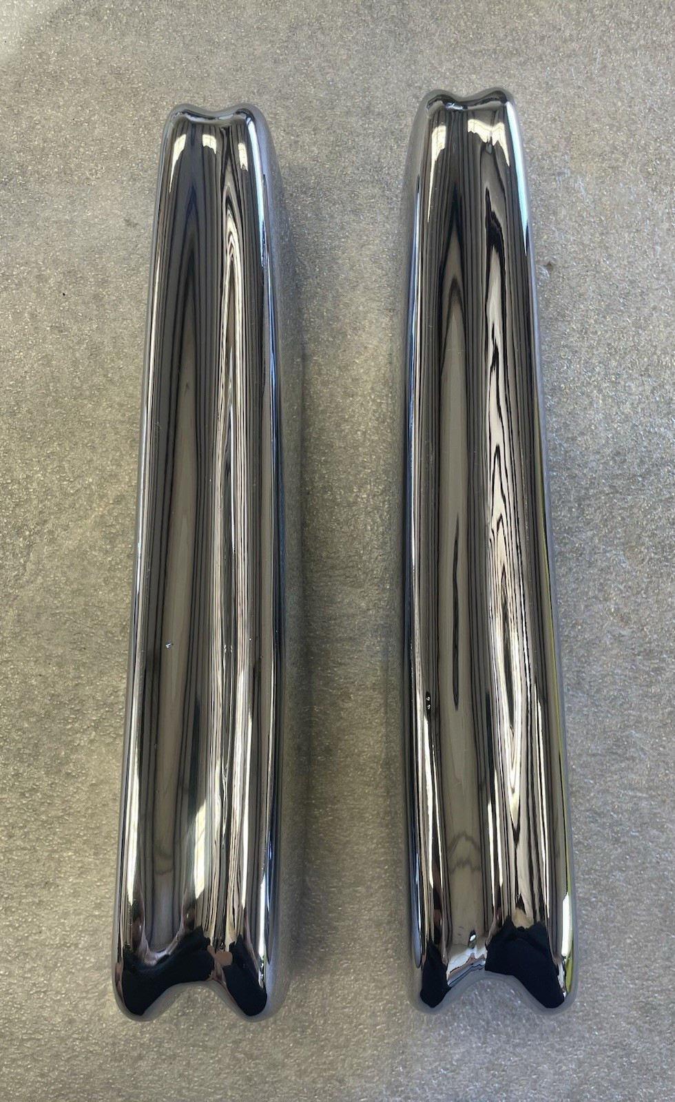 1939 Ford Deluxe Front & Rear  Bumper Guards Original.
