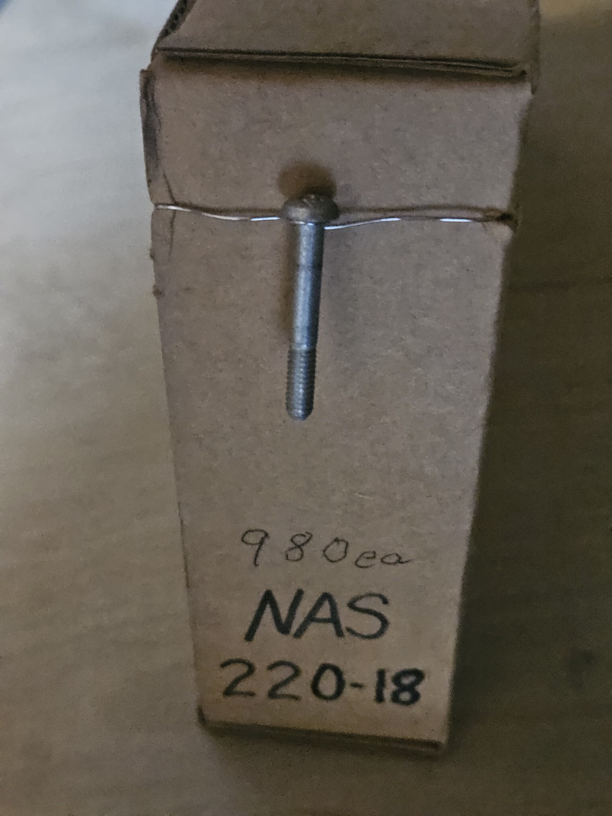 [Qty 980] NAS220-18 Aerospace Screw  Lot Of 980 Vintage Aircraft Screw