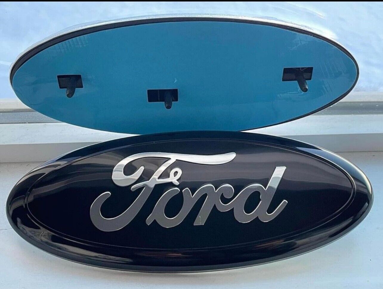 Ford Emblem 9 Inch F150 Front Grill / Tailgate Black 2004-2014 