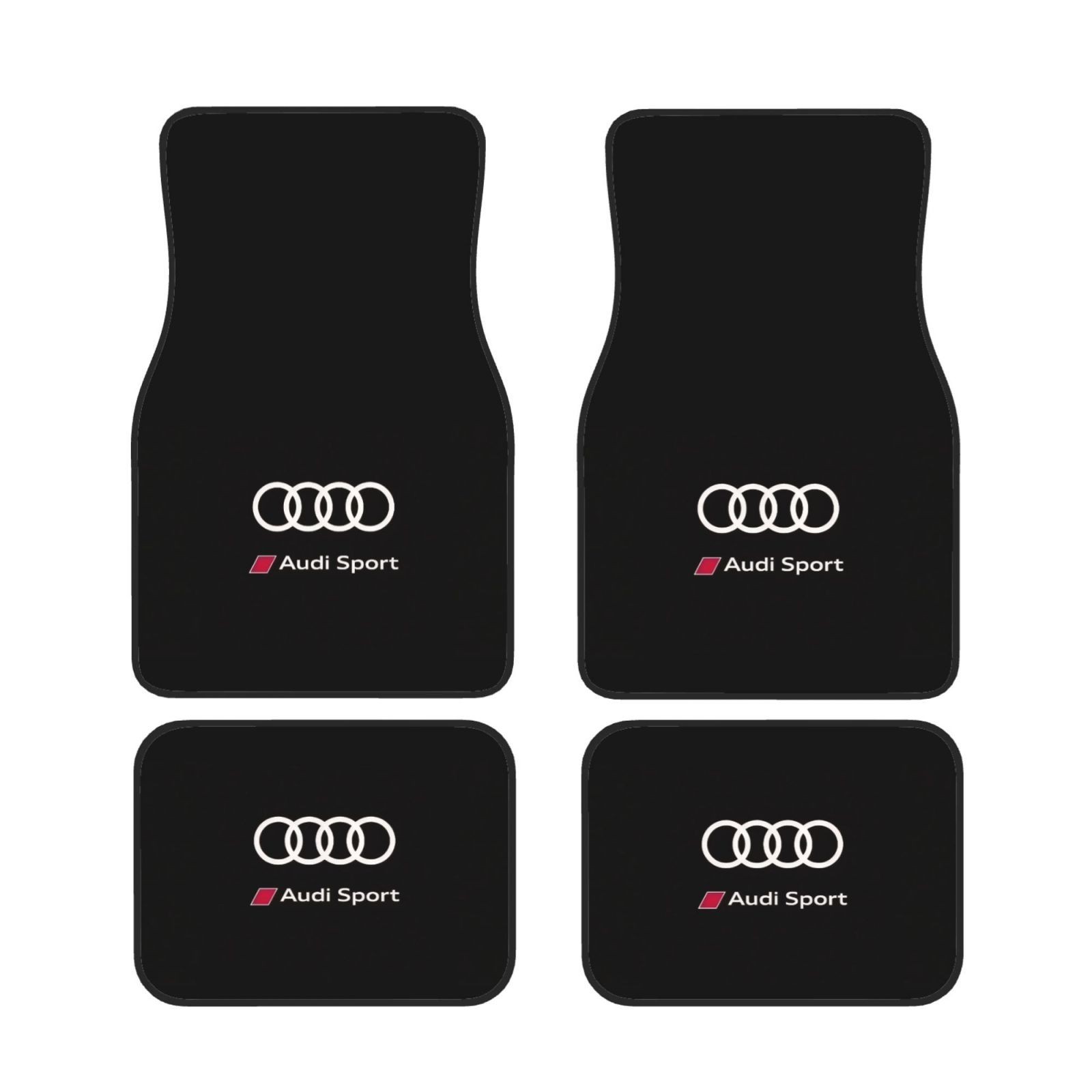 AUDI 4PCS Universal Car Floor Mats Auto Carpets Interior Trim Accessories