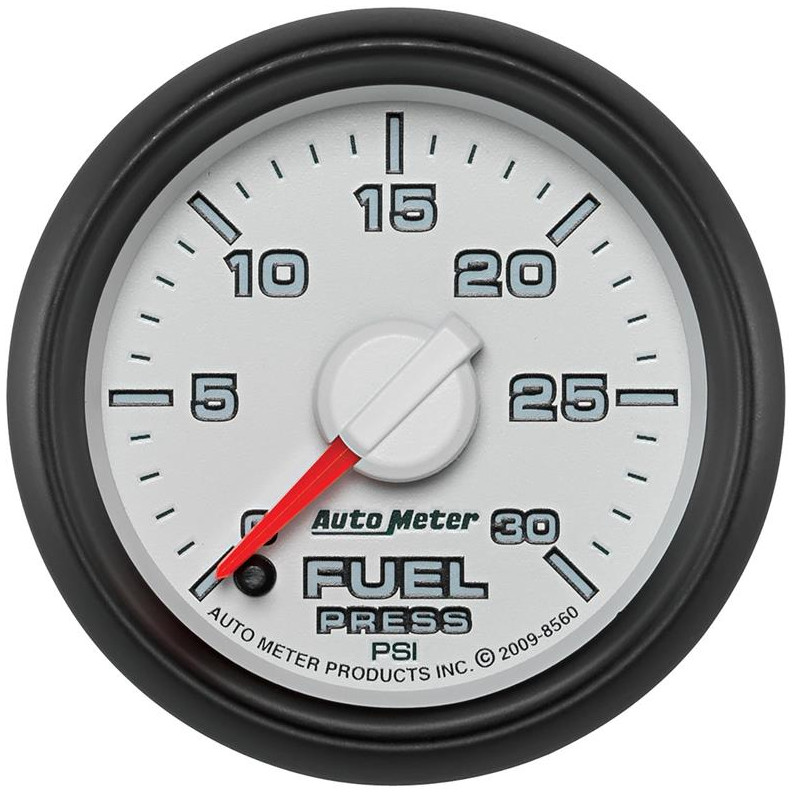 Auto Meter 8560 Factory Match Fuel Pressure Gauge – 0-30 PSI