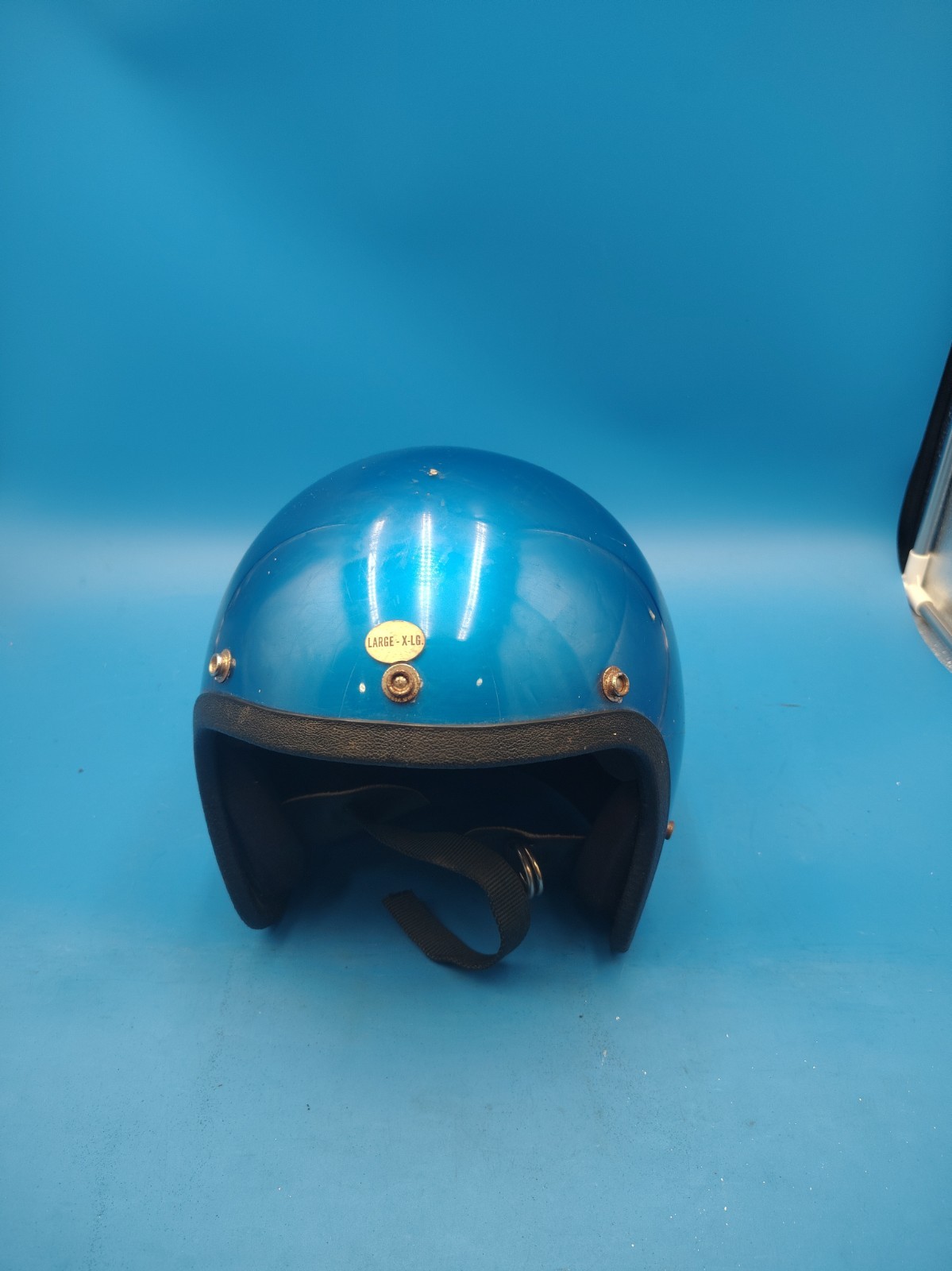 vintage NORCON TW-1 motorcycle helmet classic blue vintage NORCON TW-1 motorcycle helmet classic blue