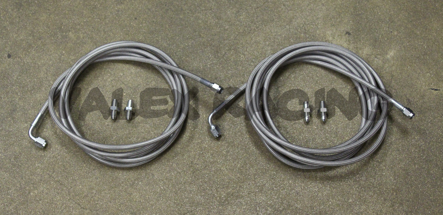 Stainless Main Rear Brake Line Replacement Kit For 02-06 Honda CRV