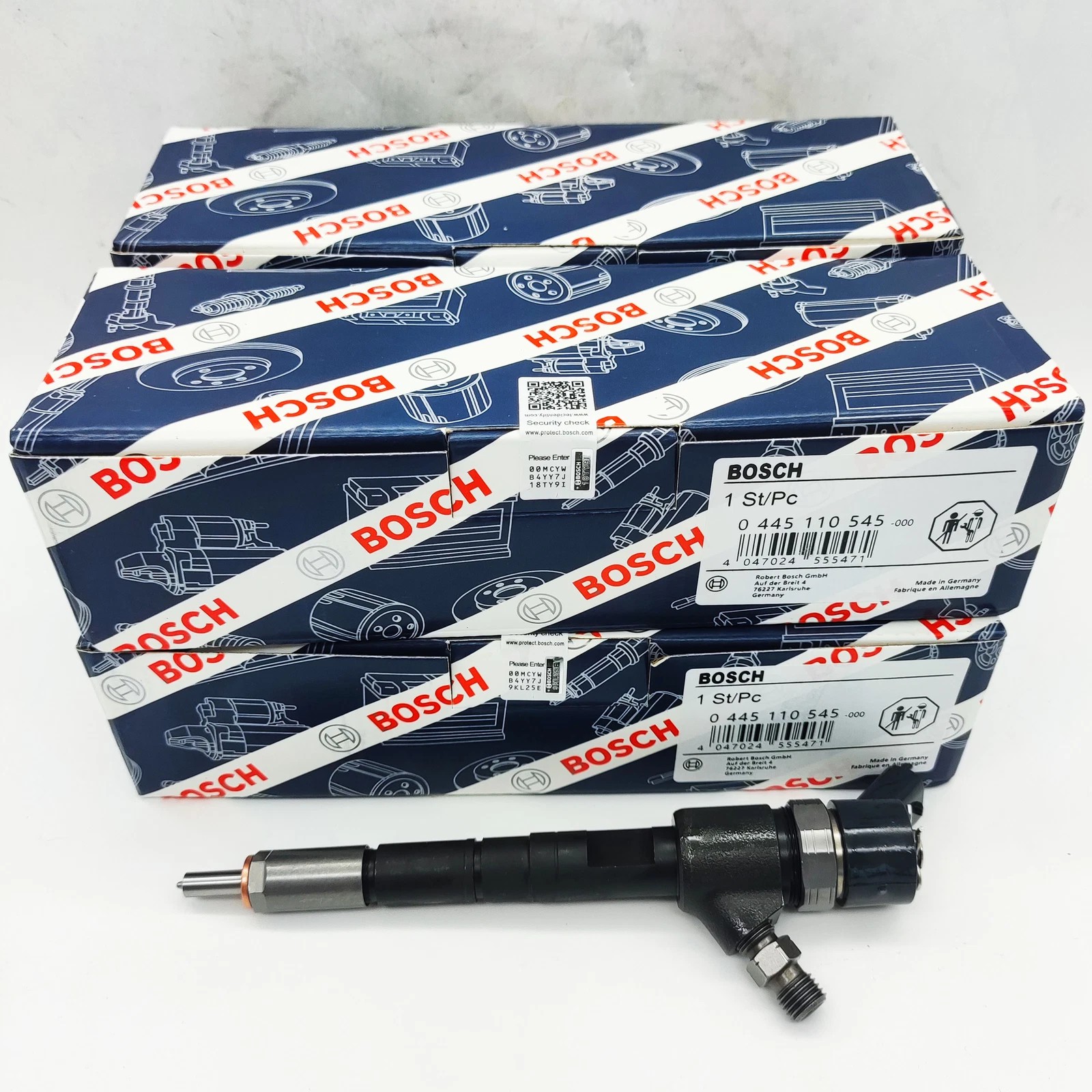 4X Bosch Fuel Injector for Mahindra Tractor 2555 2655 0445110545 006013026H1 NEW