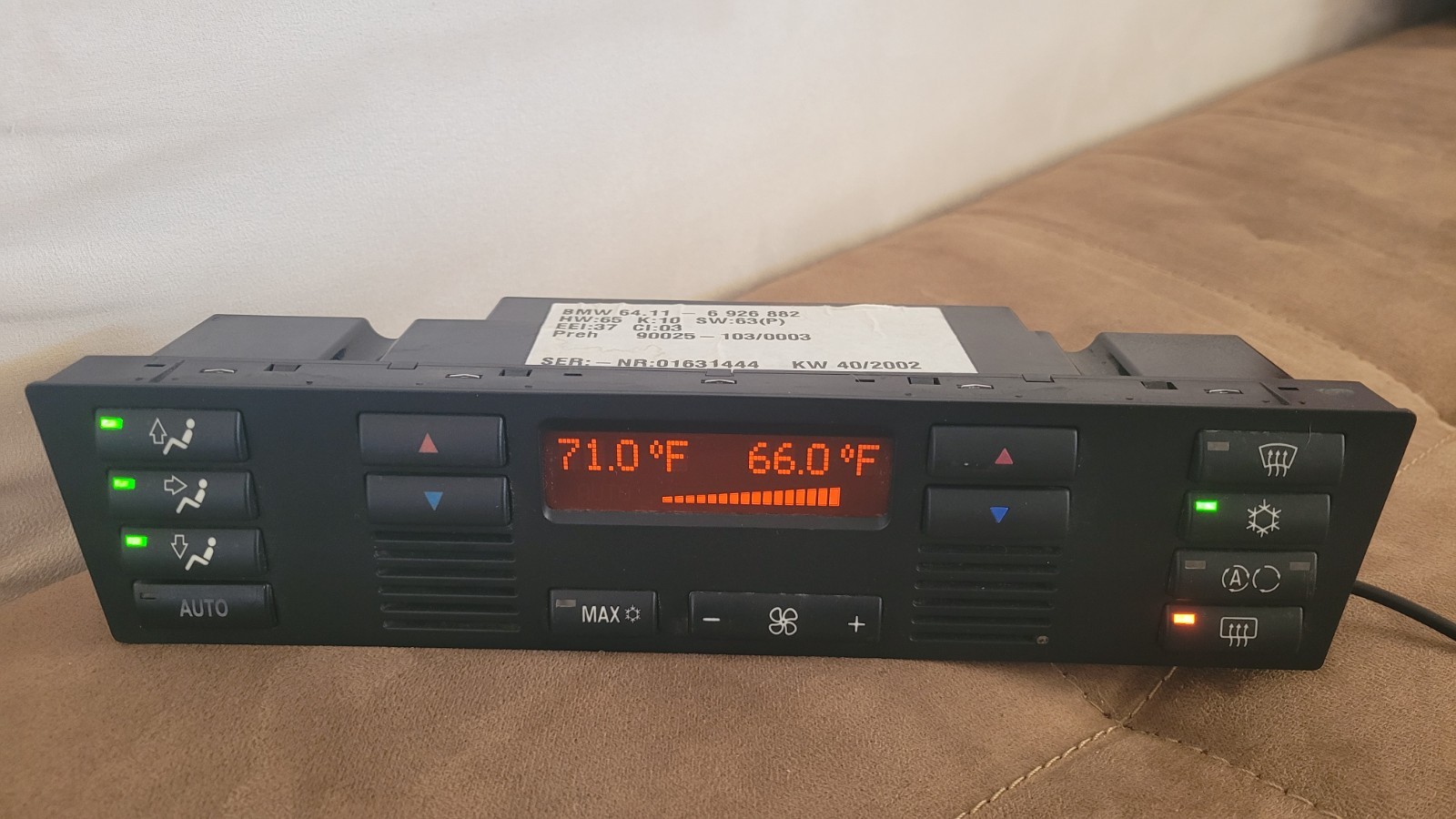 used BMW X5 E53 Climate Control unit 6926882