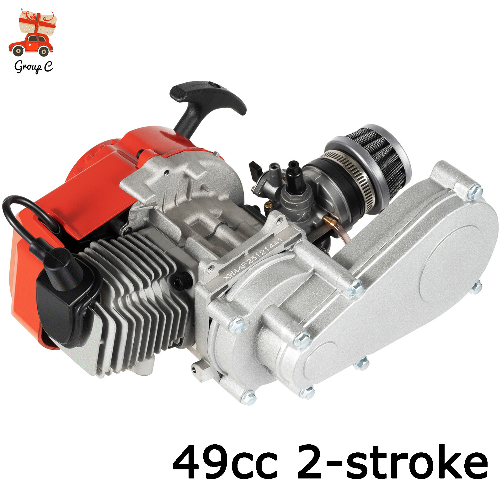 49CC 2 Stroke Engine Motor Pull Start for Pocket Bike Mini Dirt Bike ATV
