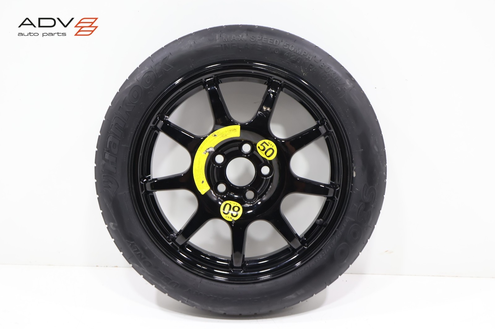 2021 - 2023 GENESIS G70 SPARE WHEEL TIRE HANKOOK S300 T135/80 D18 104M OEM