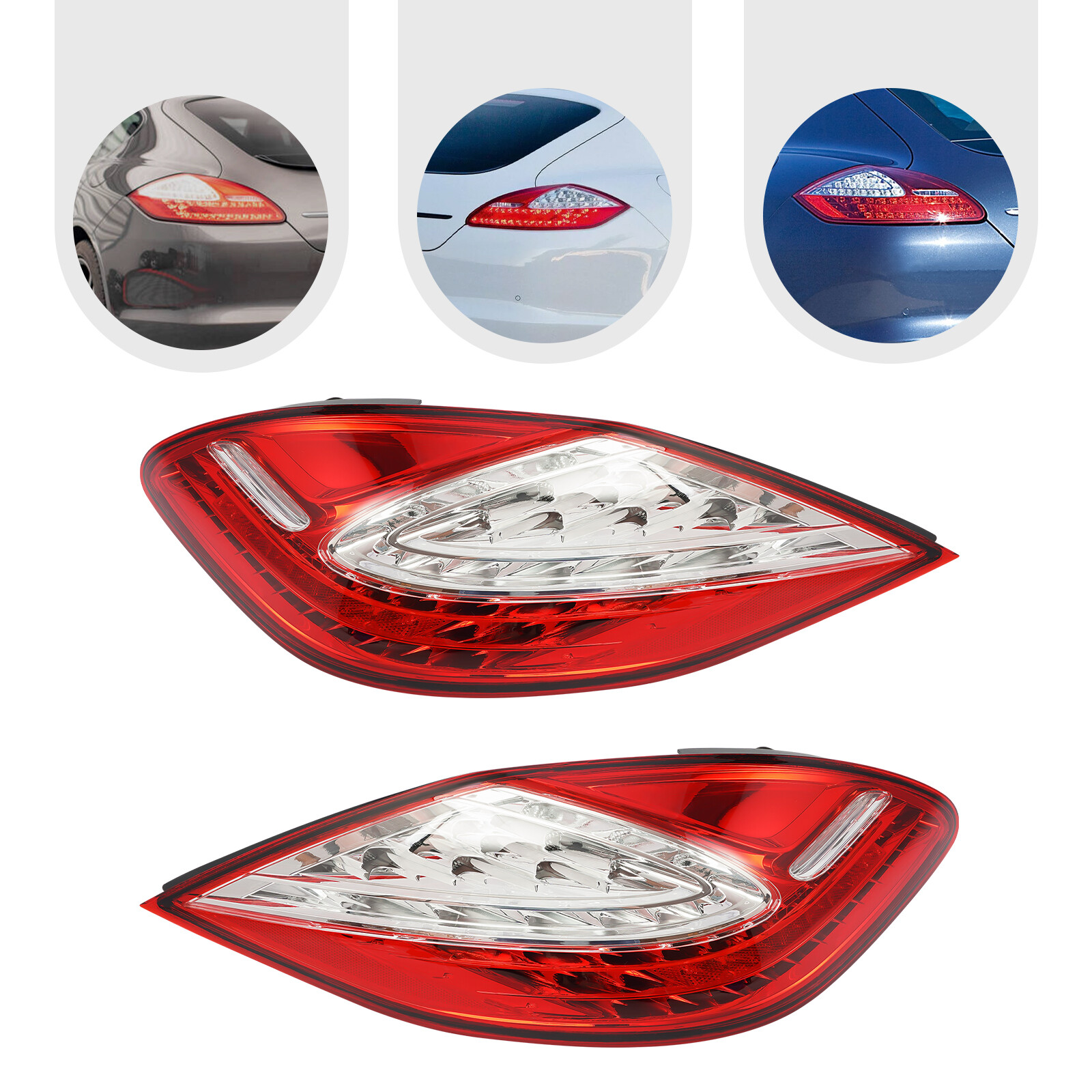 For Porsche Panamera 970.1 3.6L 4.8L 2010-2013 Tail Light Left+Right Tail Light